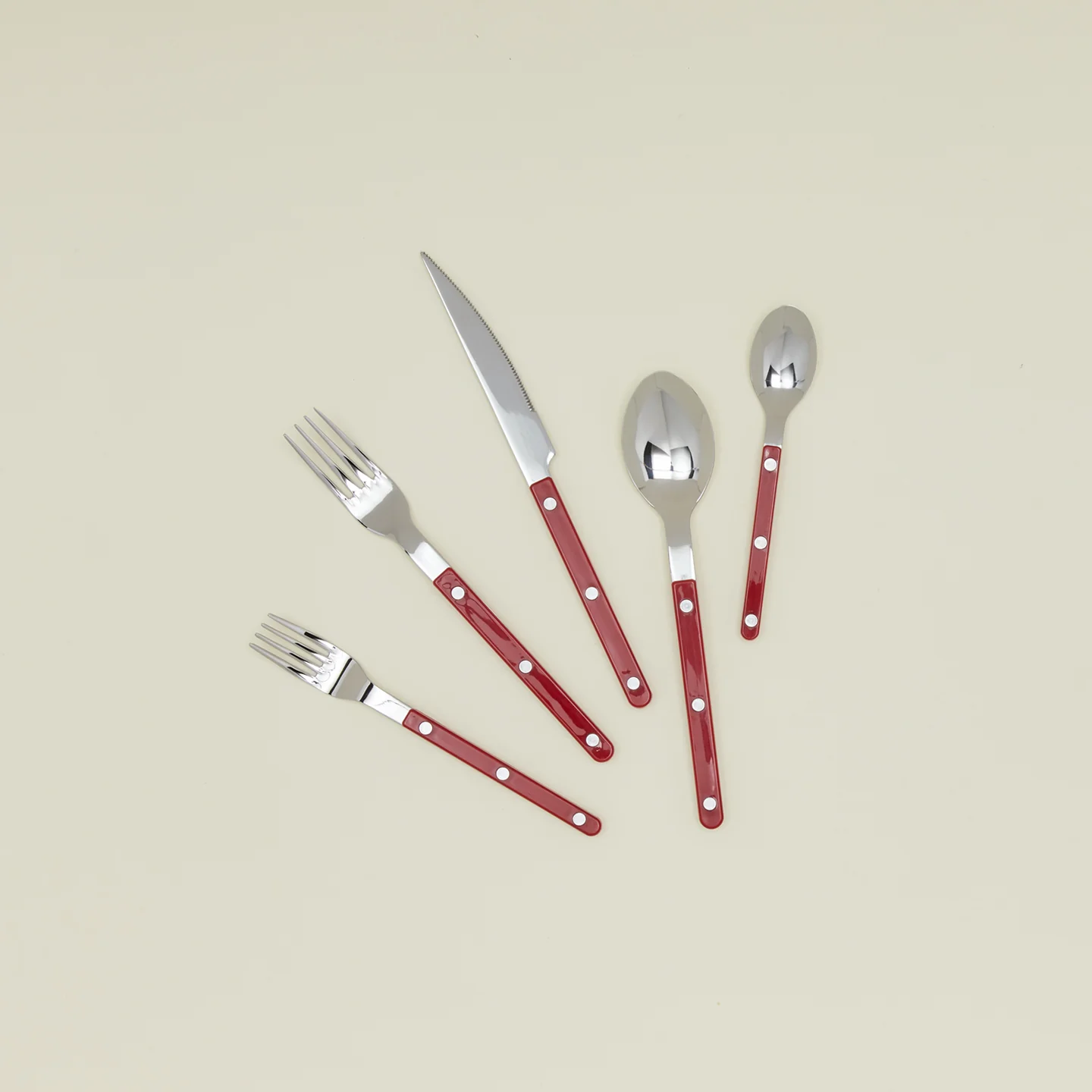 Bistrot Flatware - Burgundy - Image 2