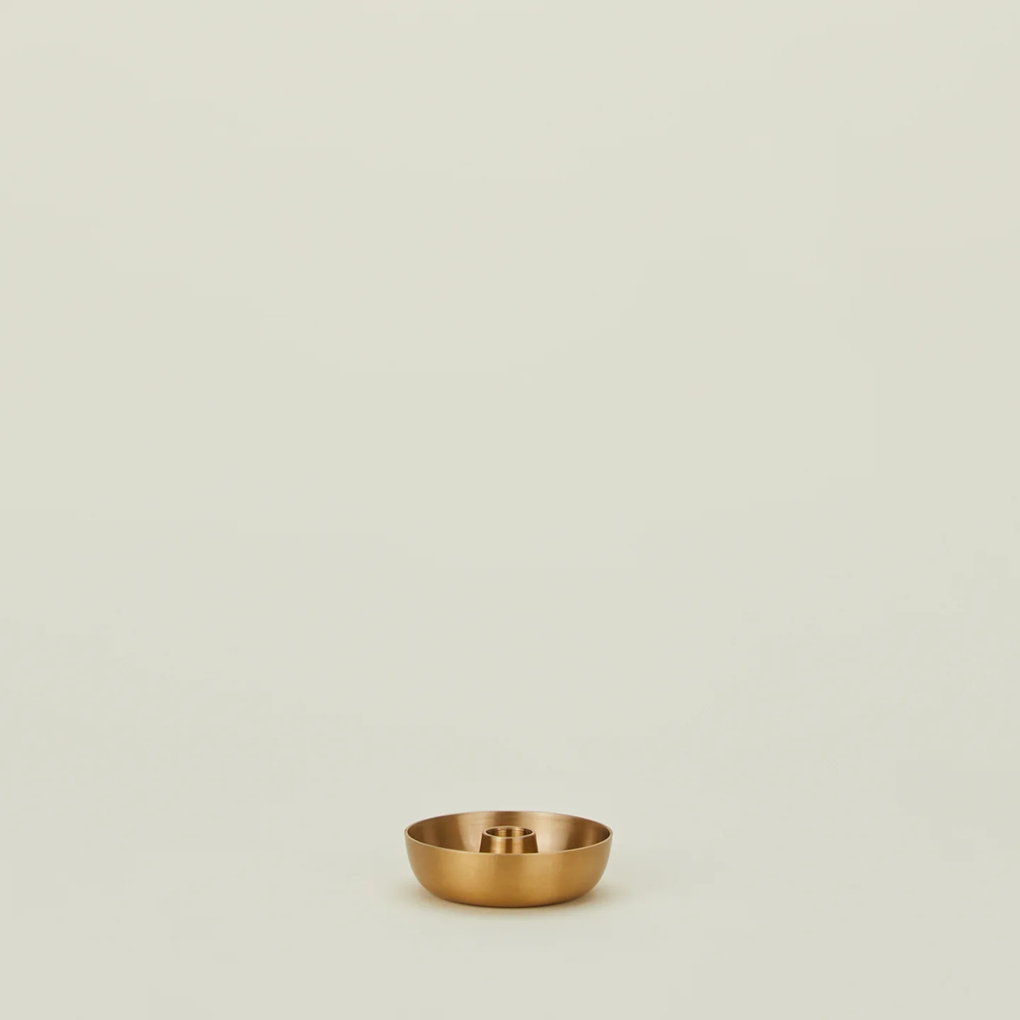 Brass Bowl Candle Holder