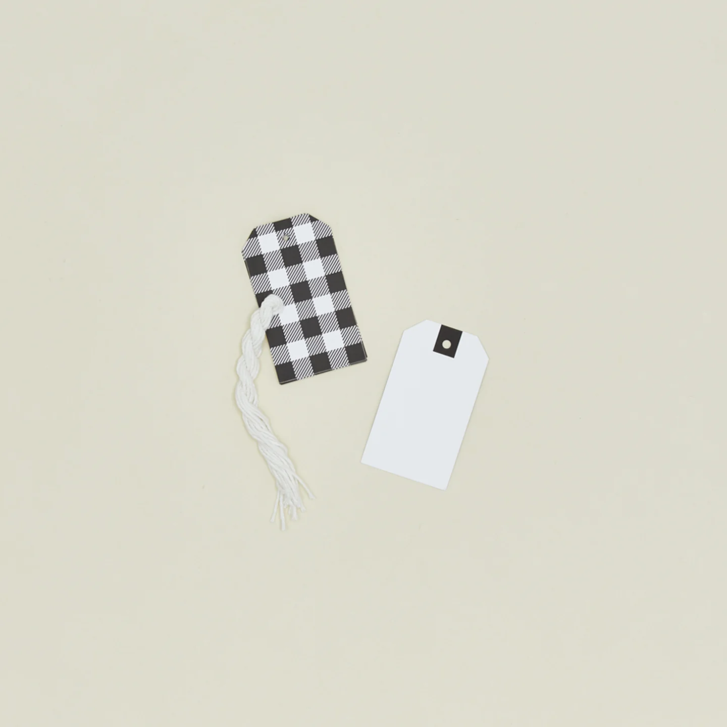 Buffalo Plaid GIft Tag, Set of 10 - Image 2