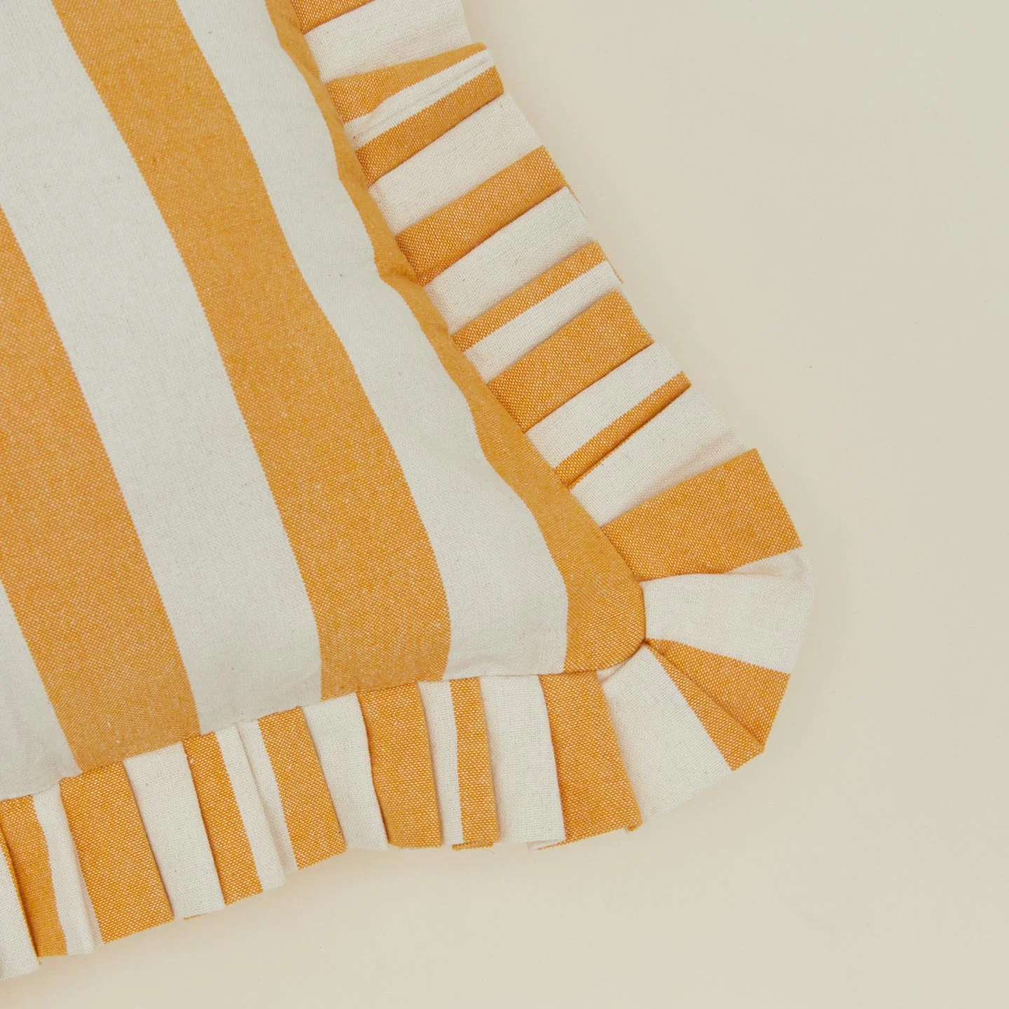 Cabana Stripe Cushion - Gold - Image 2
