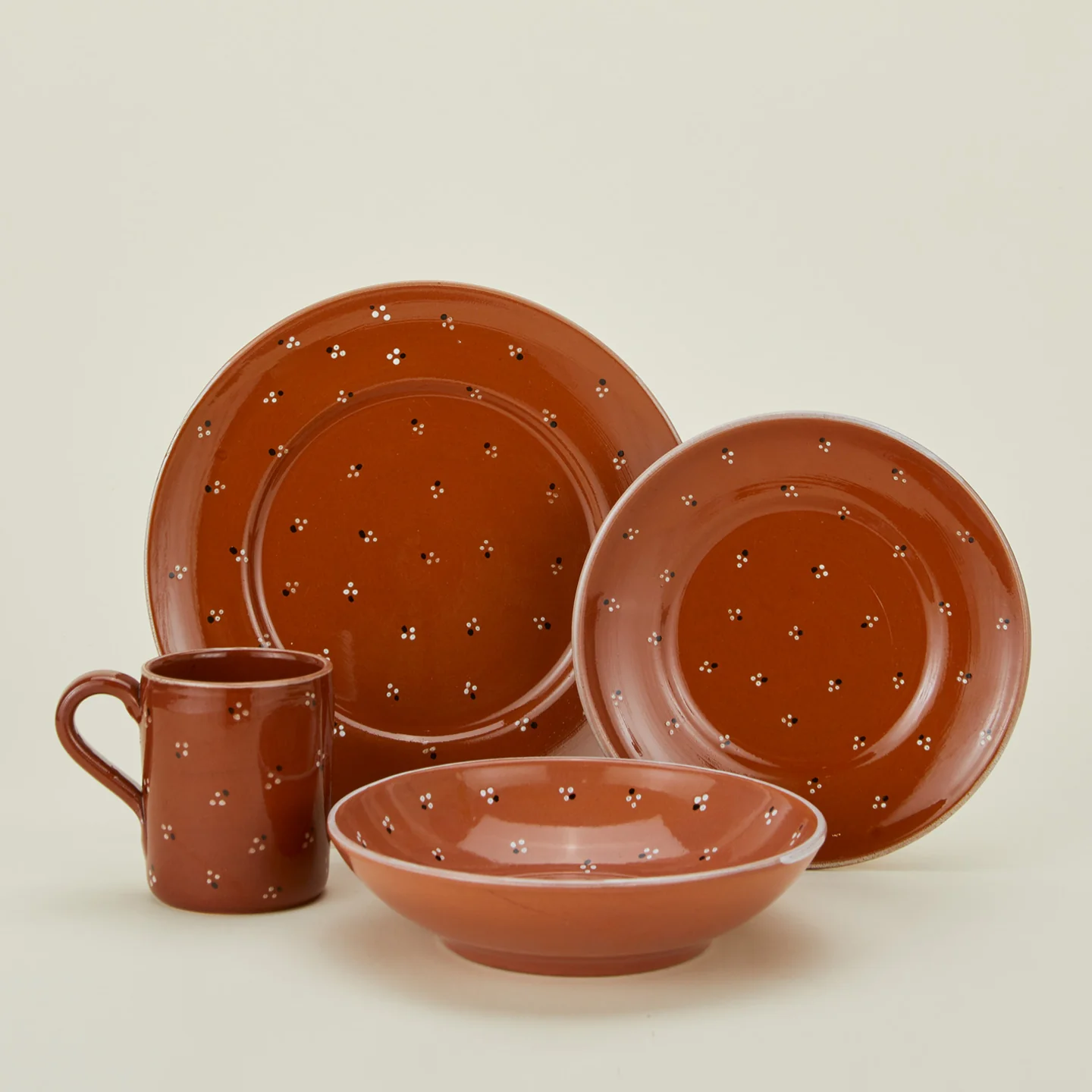 Dotty Low Bowl, Set of 4 - Image 5