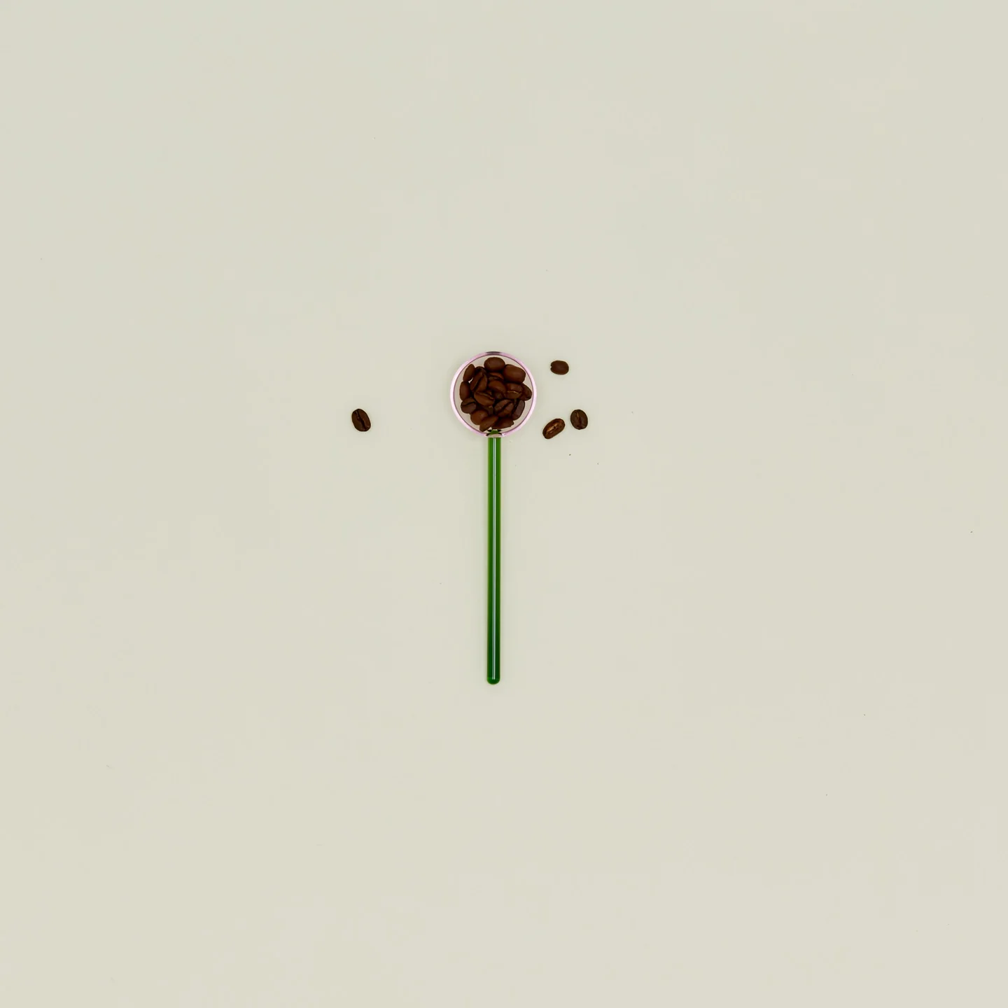 Duo Tone Spoon - Green/Pink - Image 2