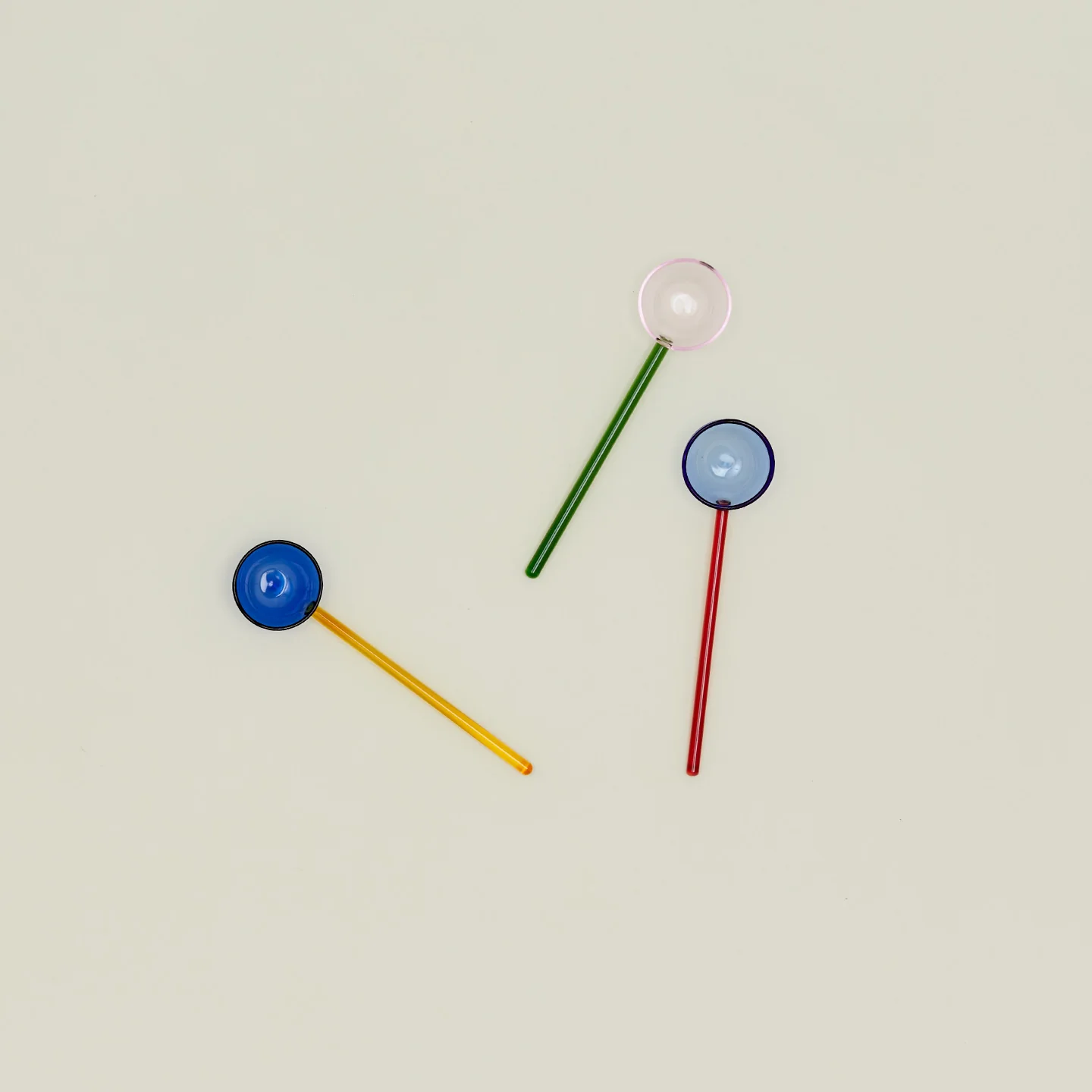 Duo Tone Spoon - Green/Pink - Image 3