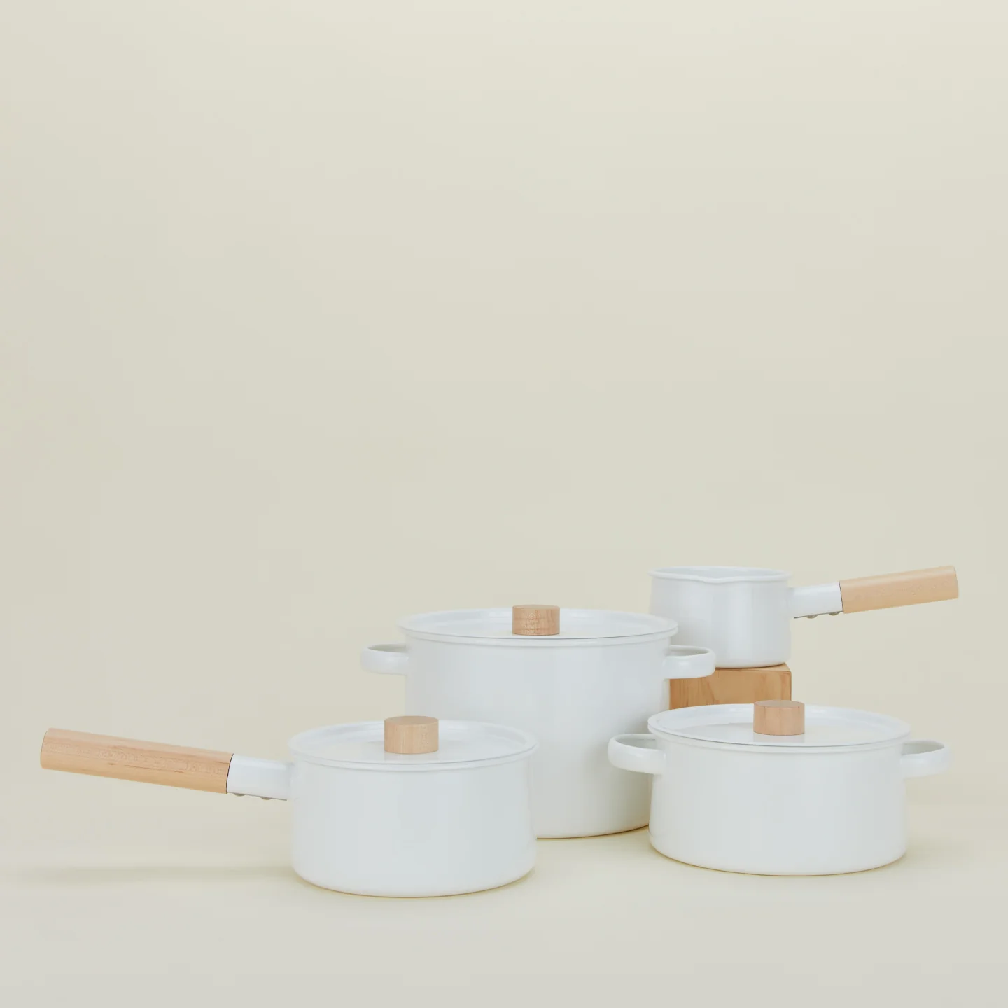 Enameled Milk Pot - Image 3