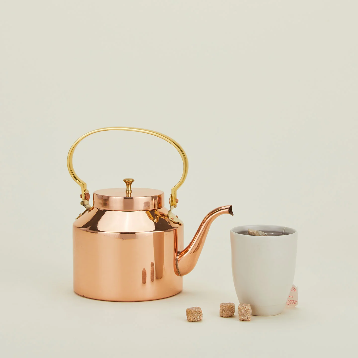 English Copper Tea Kettle - Image 2