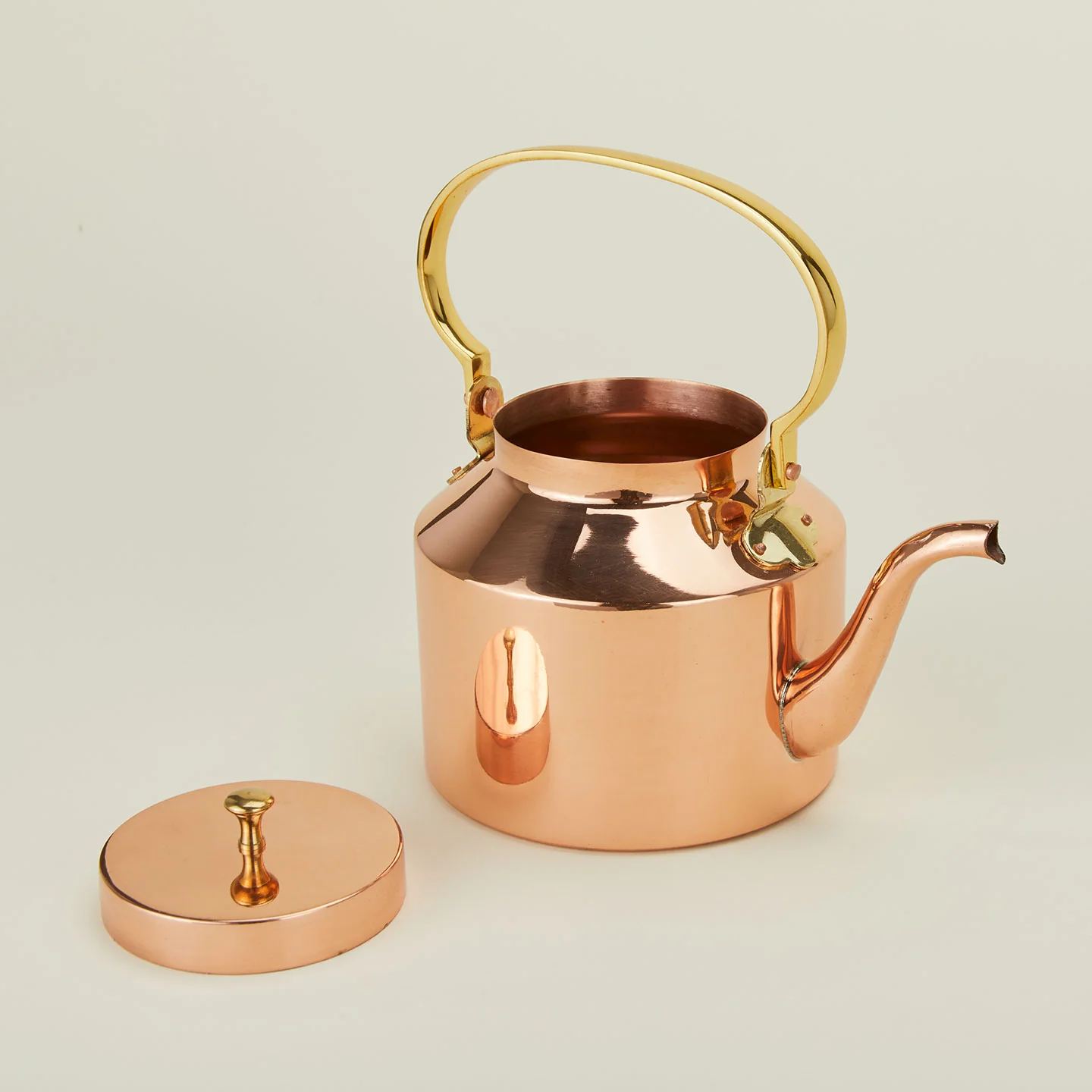 English Copper Tea Kettle - Image 3