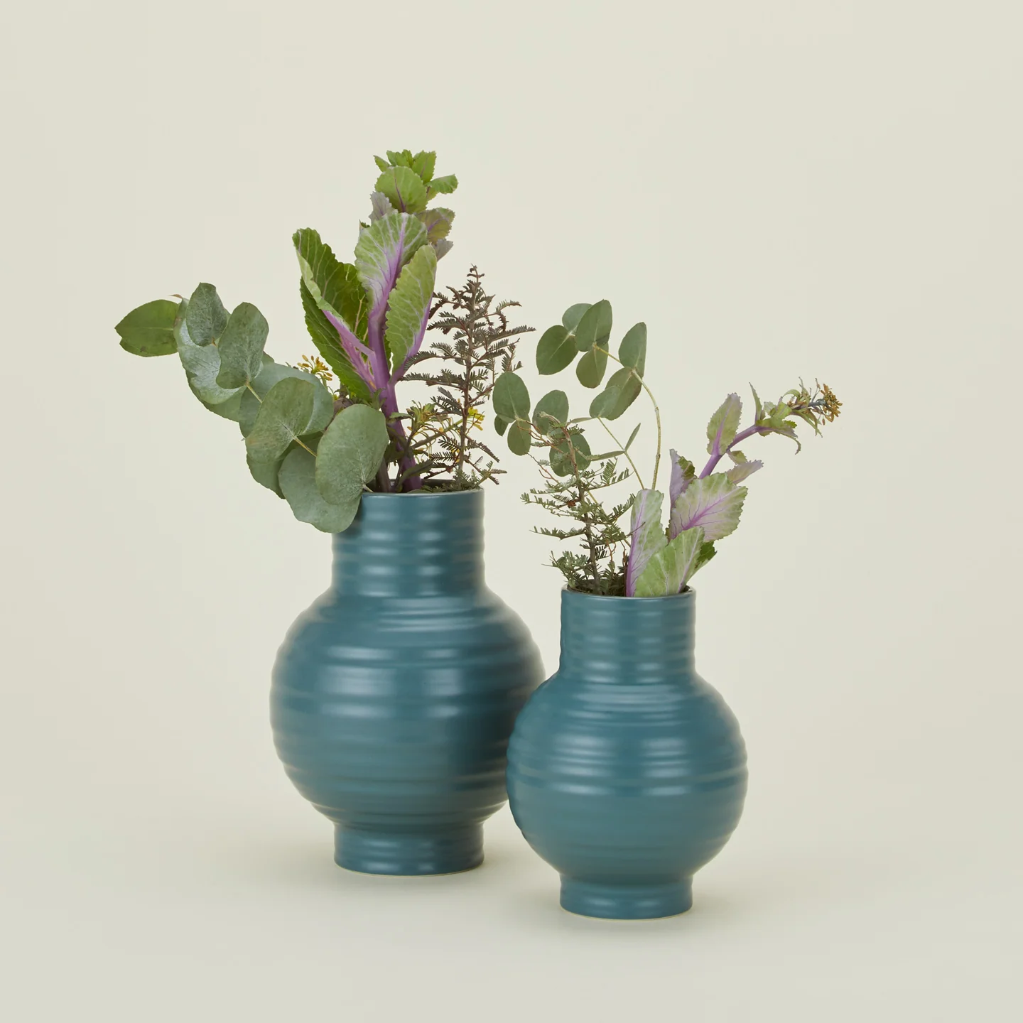 Essential Ceramic Vase - Peacock - Image 2