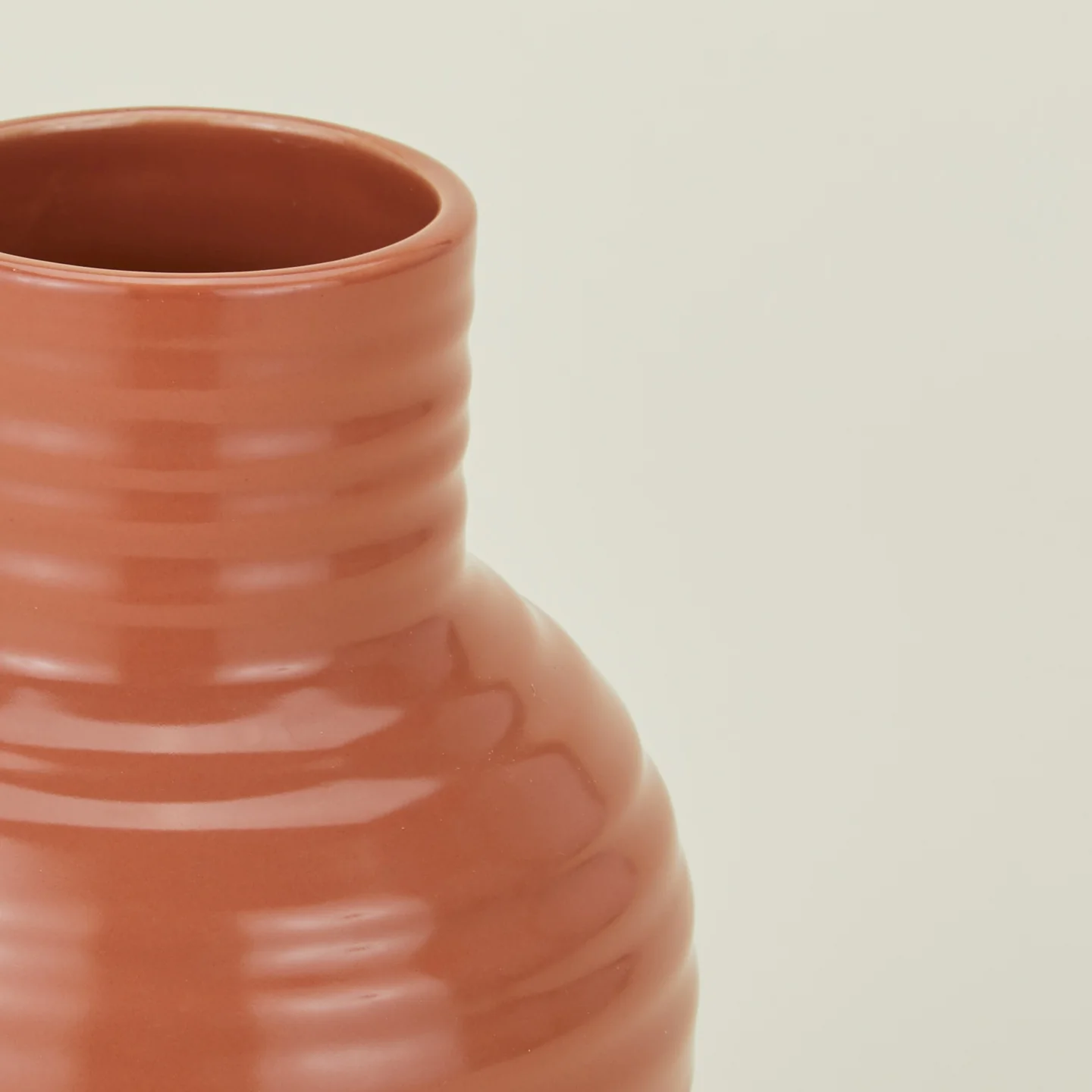 Essential Ceramic Vase - Terracotta - Image 3