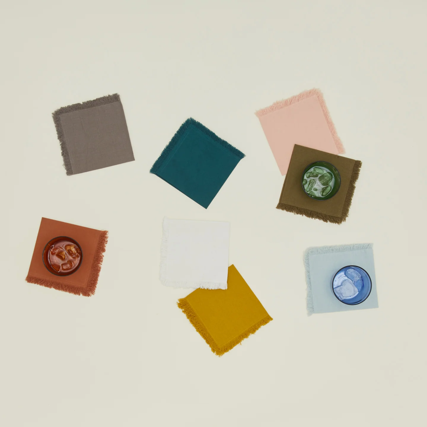 Essential Cocktail Napkins, Set of 4 - Terracotta - Image 4