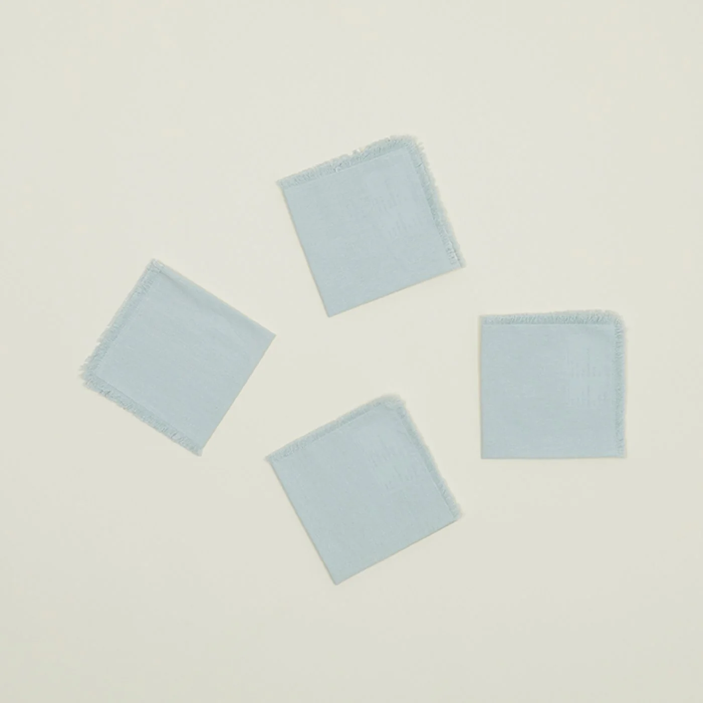 Essential Cocktail Napkins, Set of 4 - Sky - Image 2