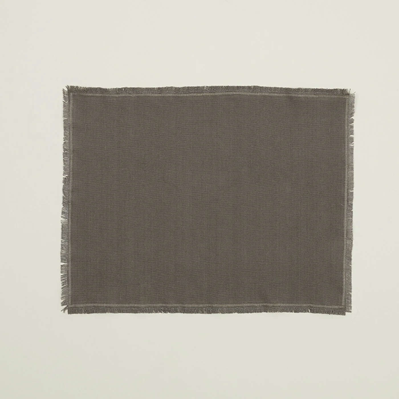 Essential Cotton Placemat, Set of 4 - Dark Grey