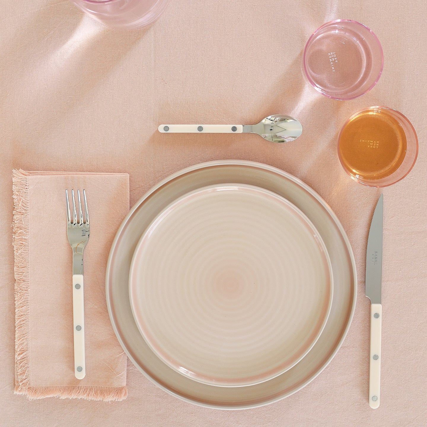 Essential Cotton Tablecloth - Blush - Image 3