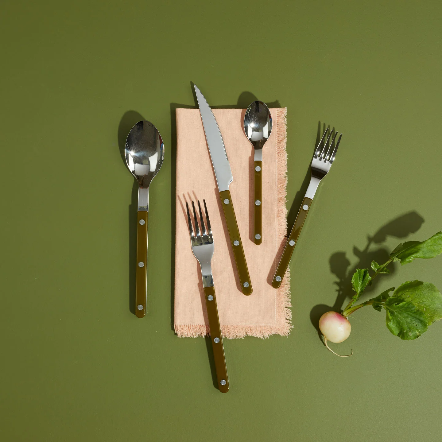 Essential Dinner Napkin, Set of 4 - Blush - Image 5