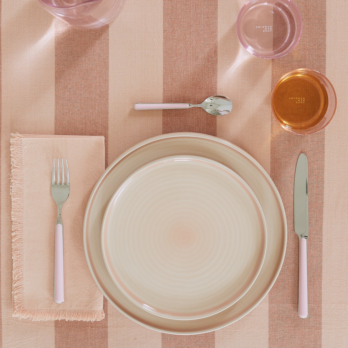 Essential Dinner Napkin, Set of 4 - Blush - Image 6