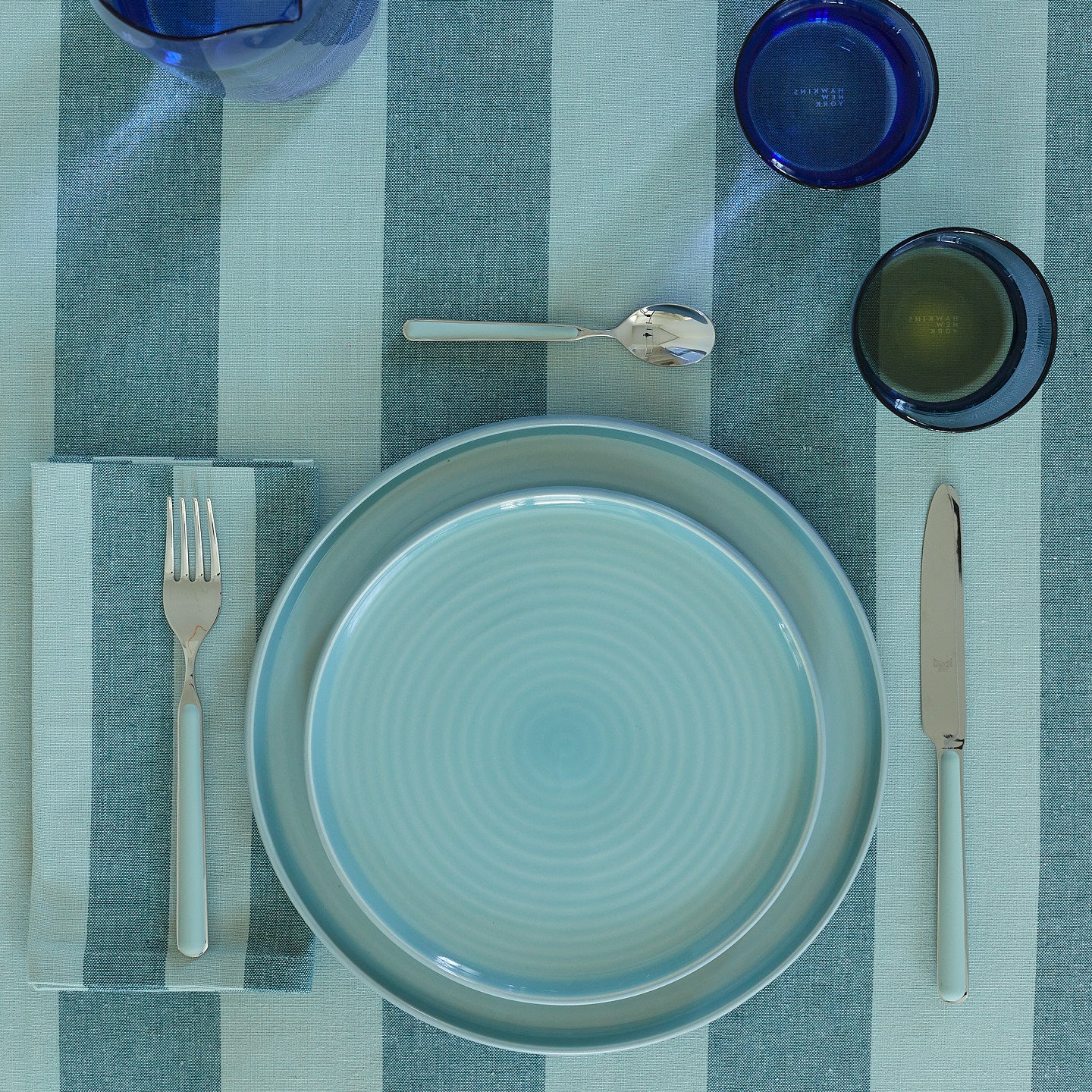 Essential Dinner Plate, Set of 4 - Sky - Image 6