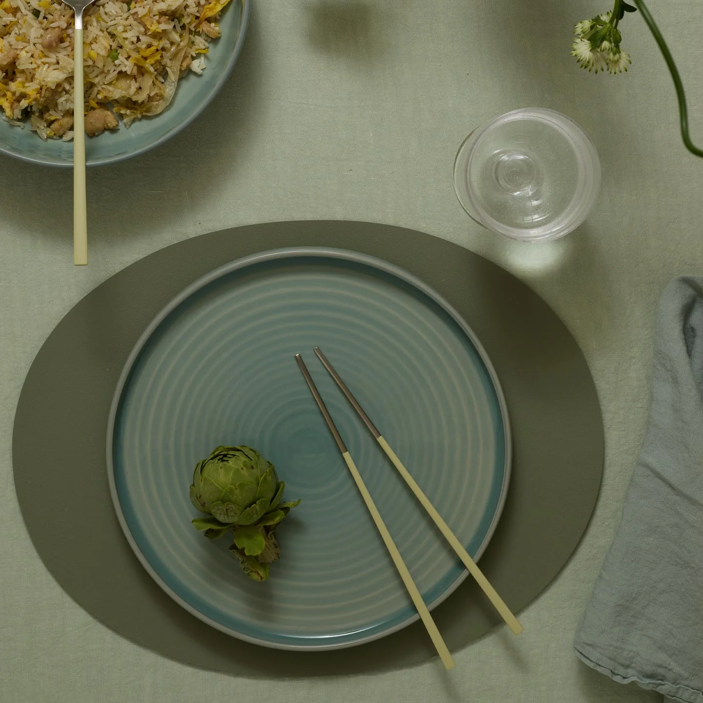 Essential Dinner Plate, Set of 4 - Sky - Image 8