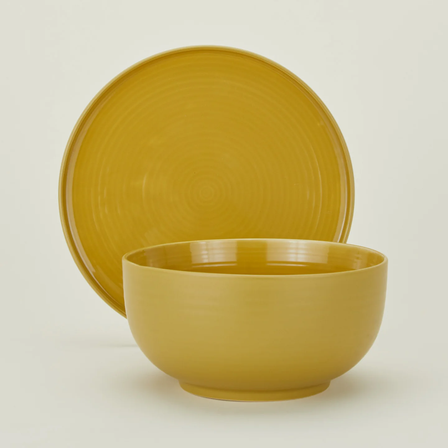 Essential Serveware, 2 Piece Set - Mustard - Image 2