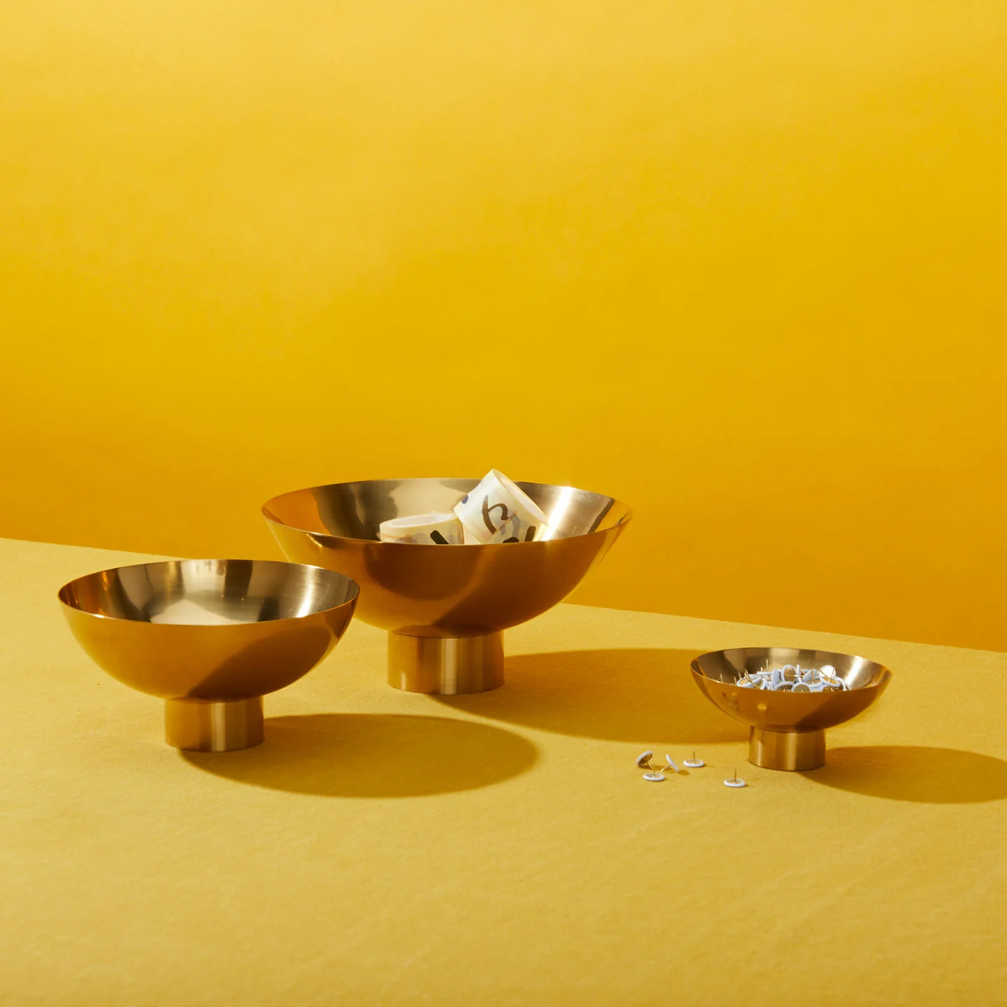 Essential Footed Bowl - Brass - Image 5