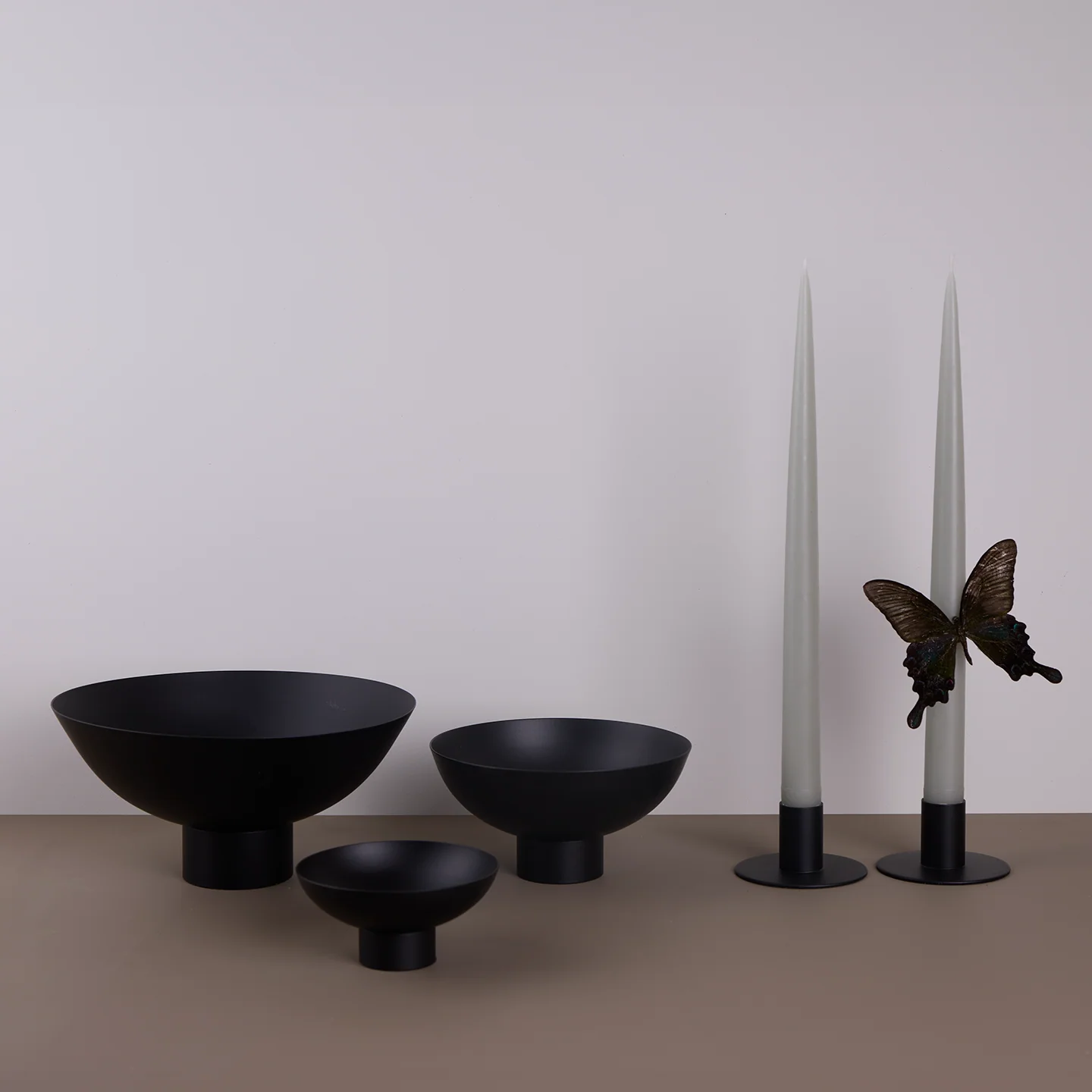 Essential Footed Bowl Decor Bundle - Black - Image 2