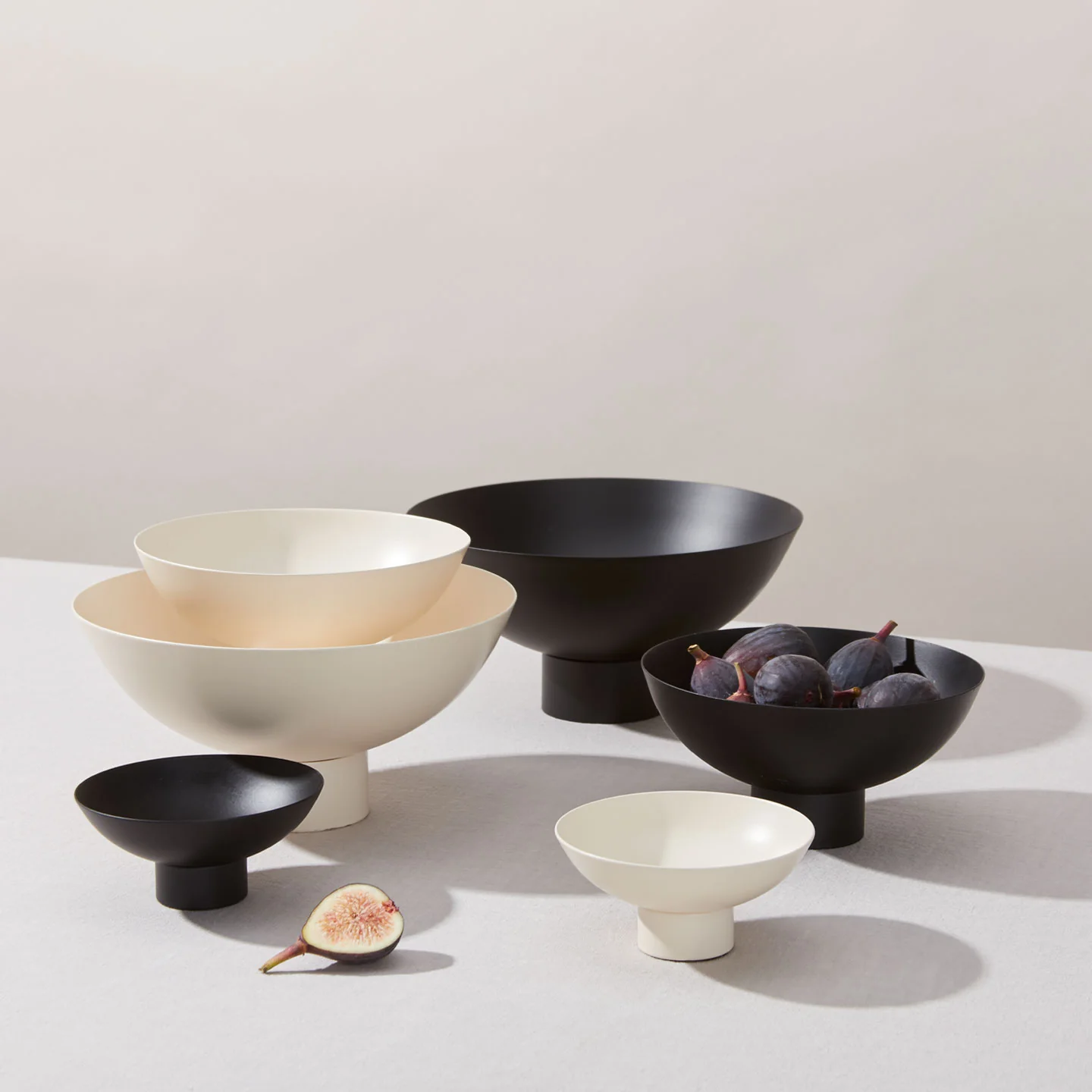 Essential Footed Bowl - Ivory - Image 5