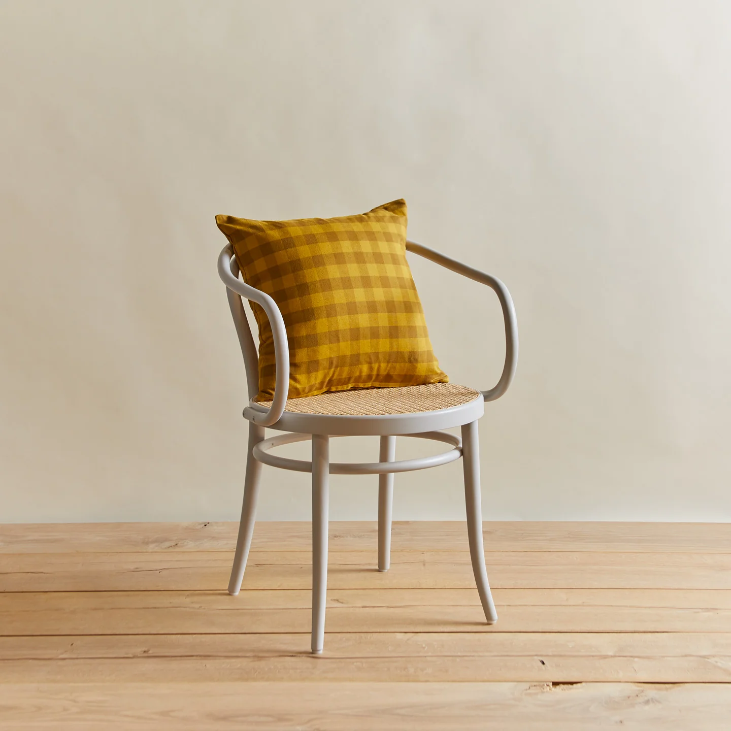 Essential Gingham 18x18 Pillow - Mustard/Bronze - Image 5