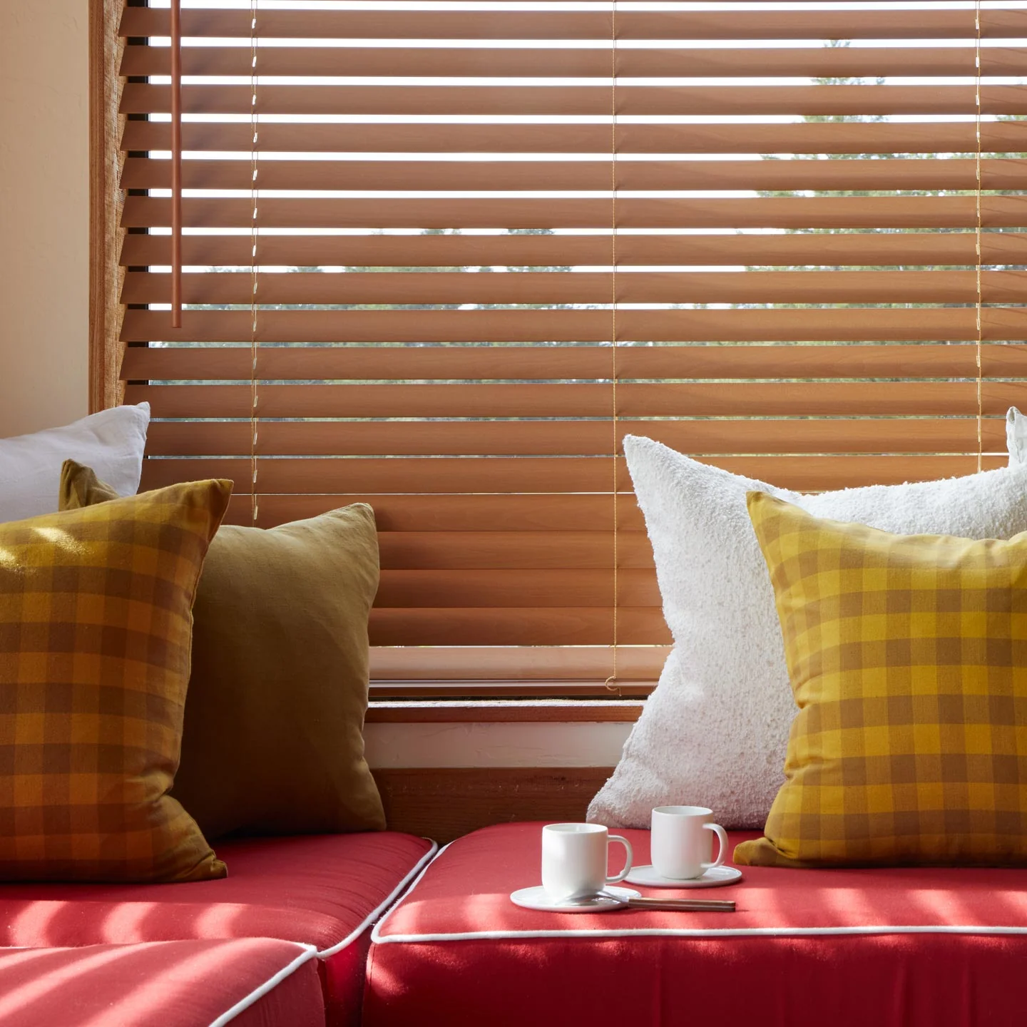 Essential Gingham 18x18 Pillow - Mustard/Bronze - Image 6