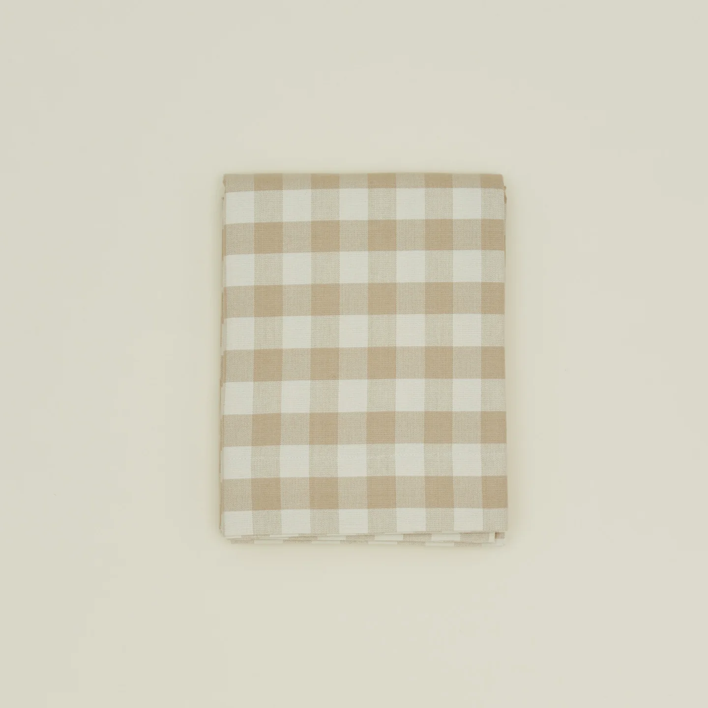 Essential Gingham Shower Curtain - Ivory/Flax - Image 2