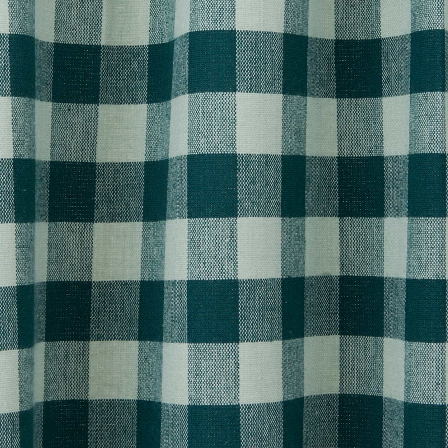 Essential Gingham Shower Curtain - Sky/Peacock - Image 3