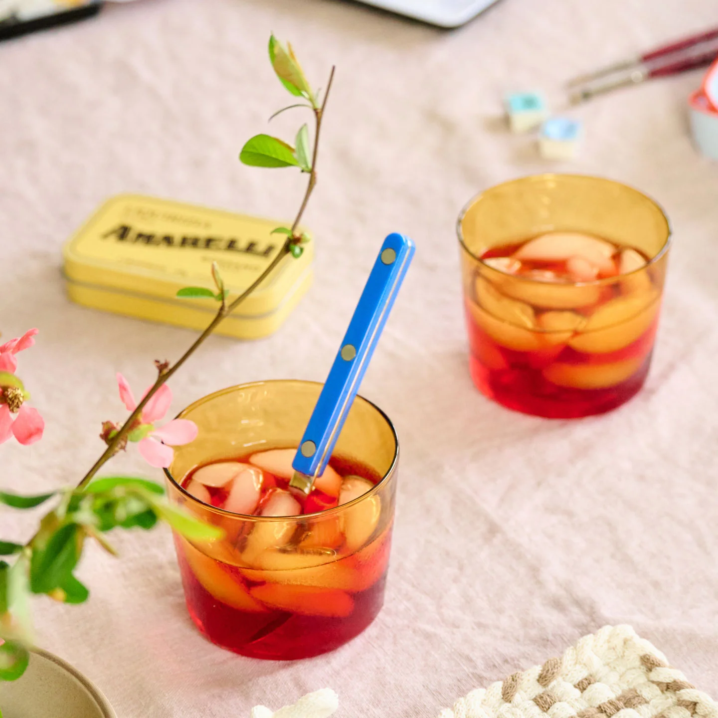 Essential Glassware, Set of 4 - Amber - Image 10