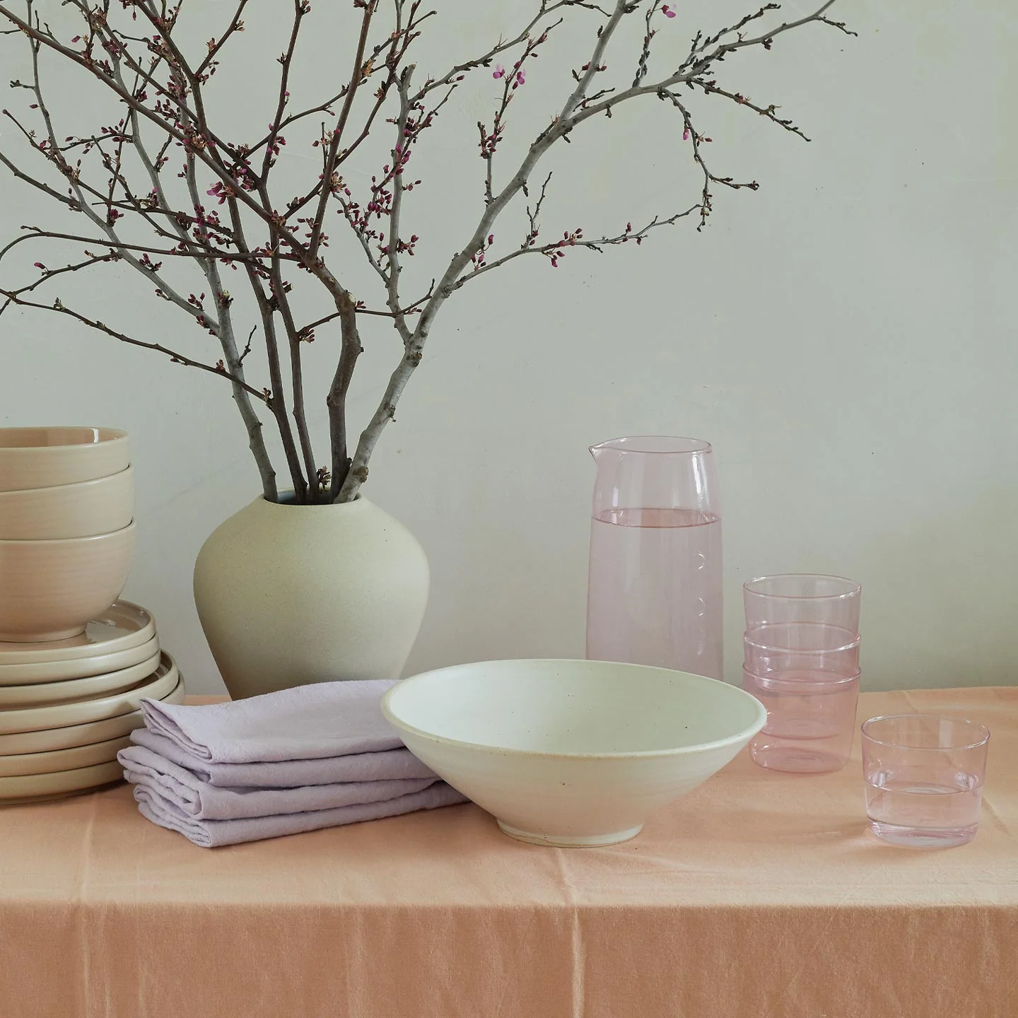 Essential Glassware Pitcher - Blush - Image 5