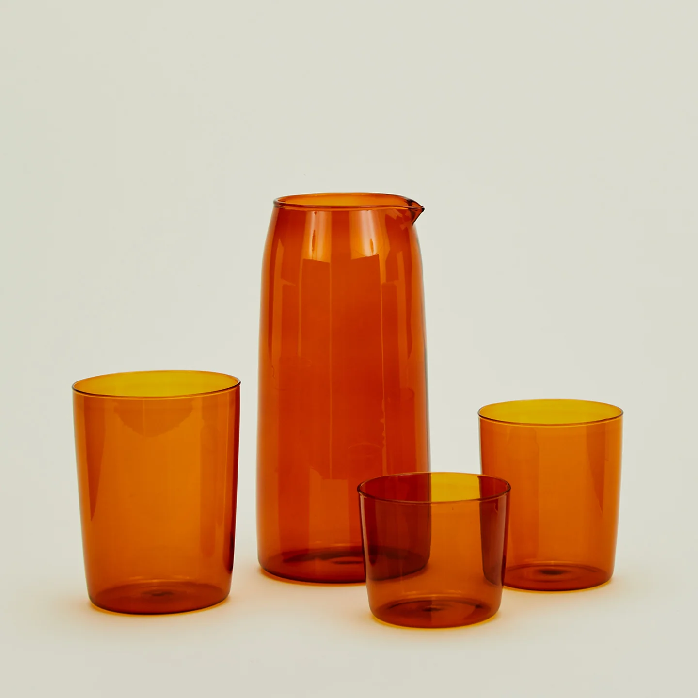 Essential Glassware, Set of 4 - Terracotta - Image 6