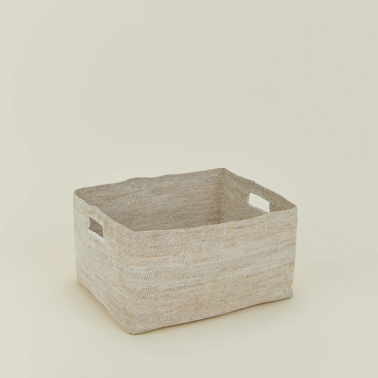 Essential Low Basket - White