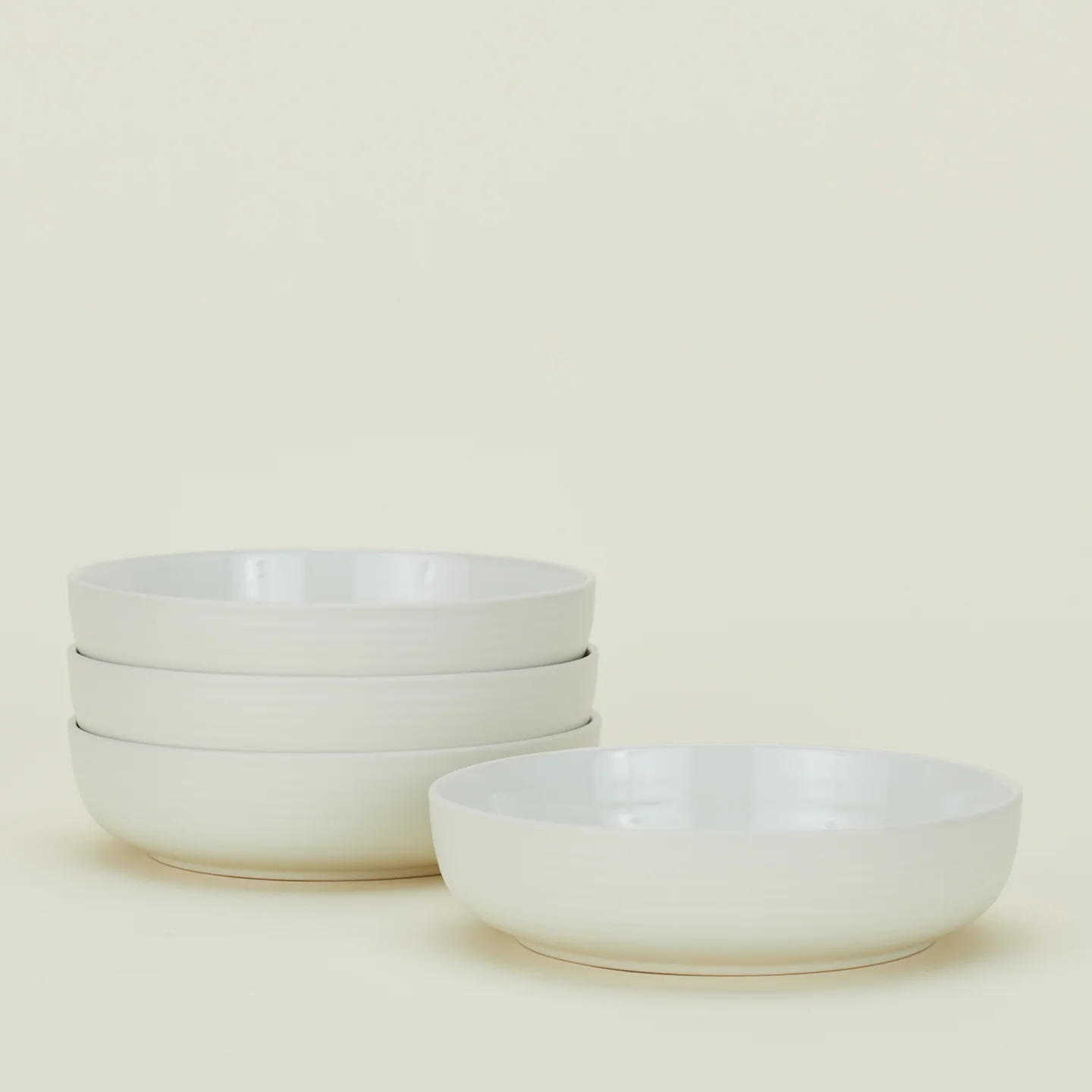 Essential Low Bowl, Set of 4 - Bone - Image 2