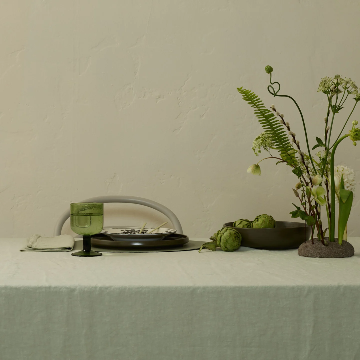 Essential Low Bowl, Set of 4 - Olive - Image 7