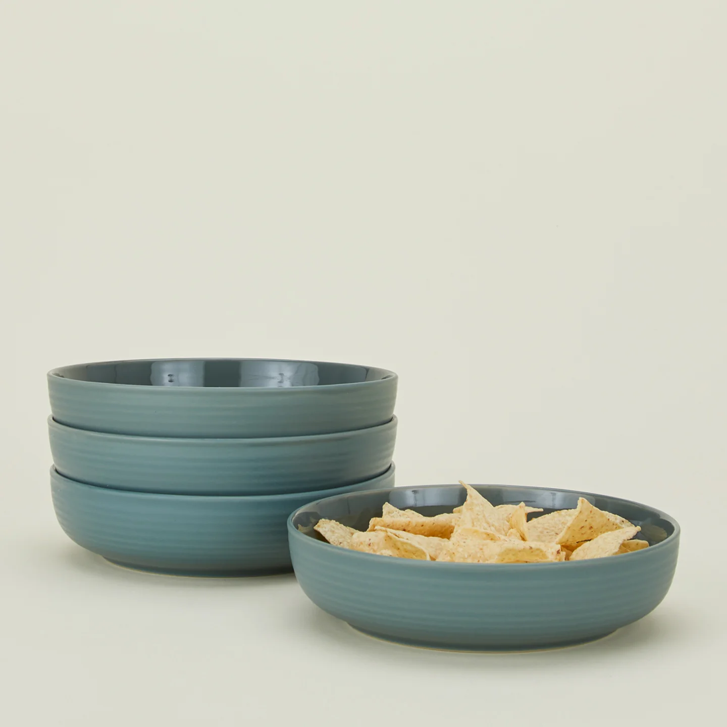 Essential Low Bowl, Set of 4 - Peacock - Image 2