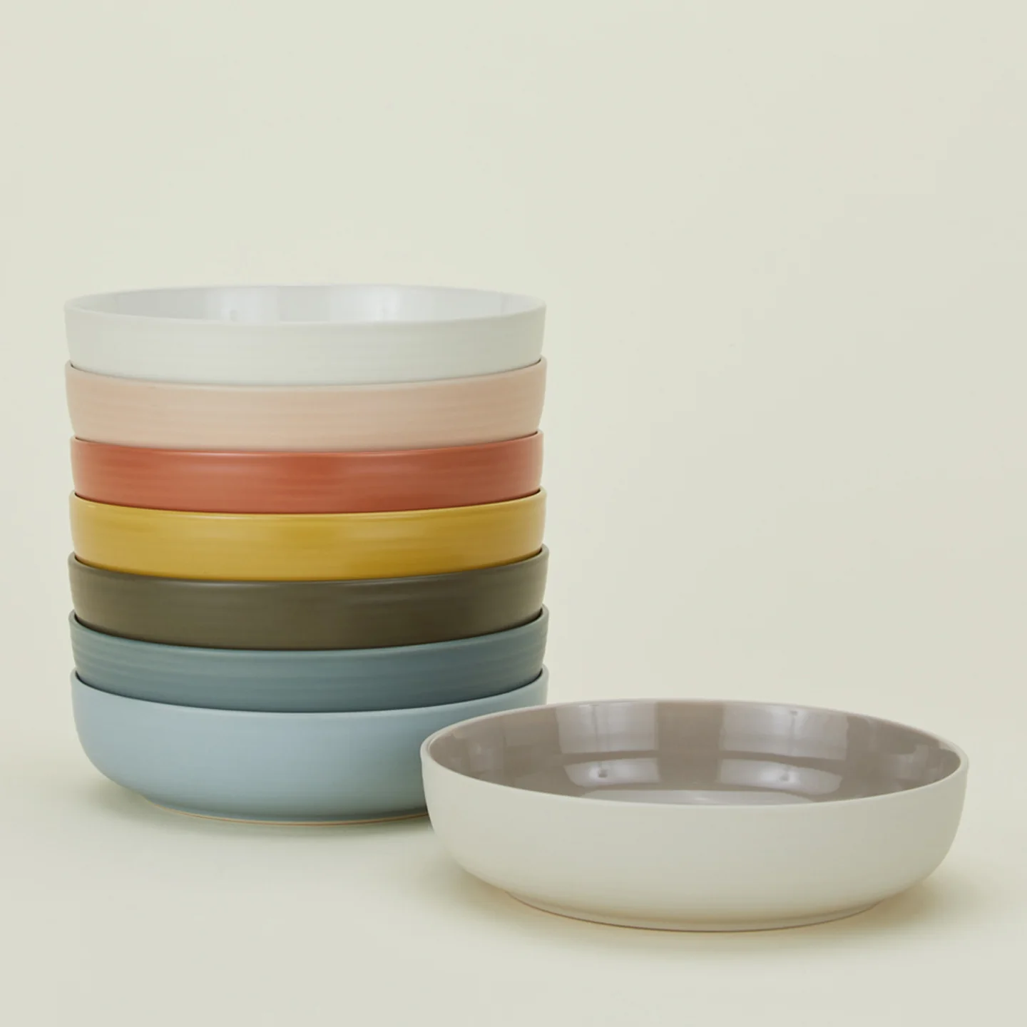 Essential Low Bowl, Set of 4 - Terracotta - Image 5