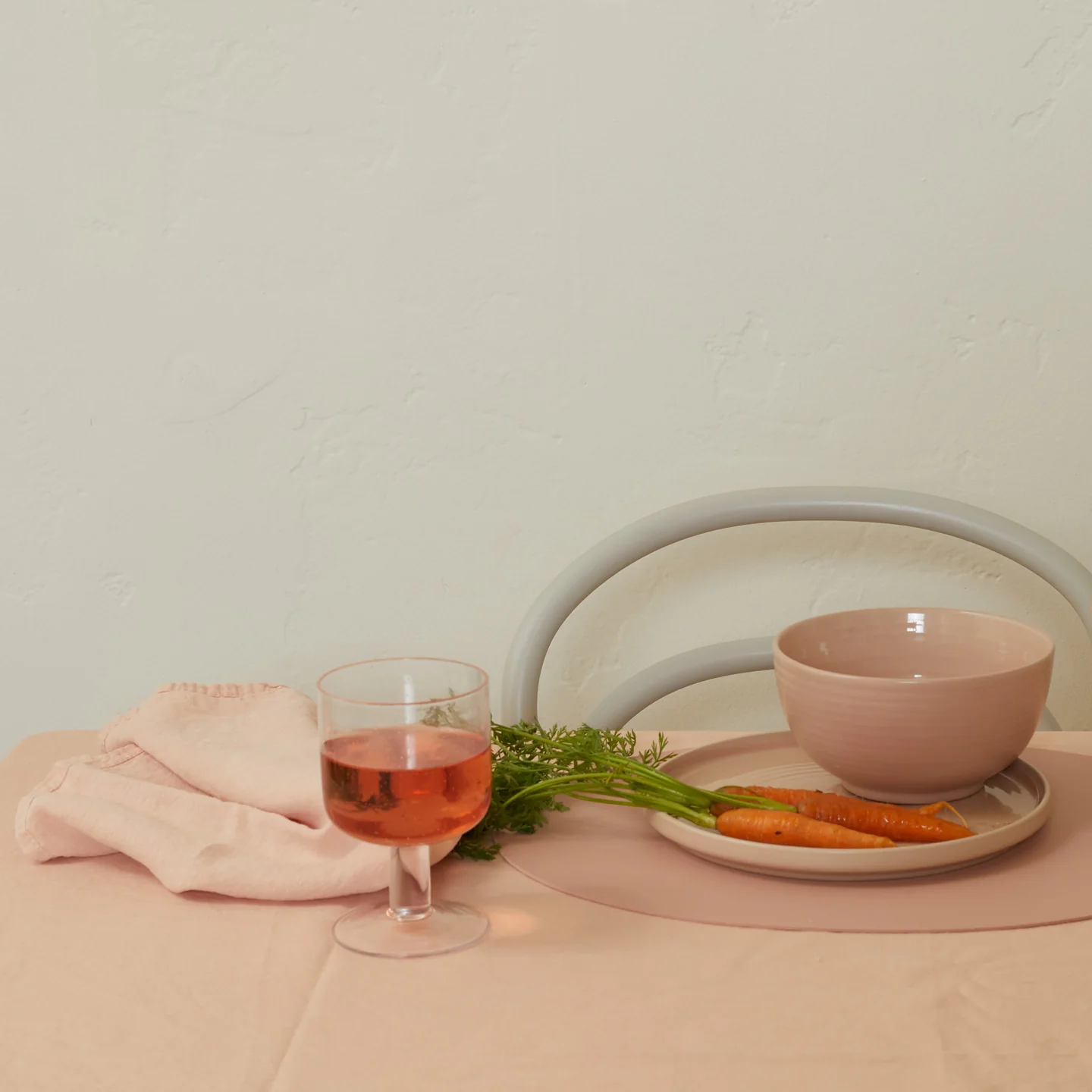 Essential Salad Plate, Set of 4 - Blush - Image 7