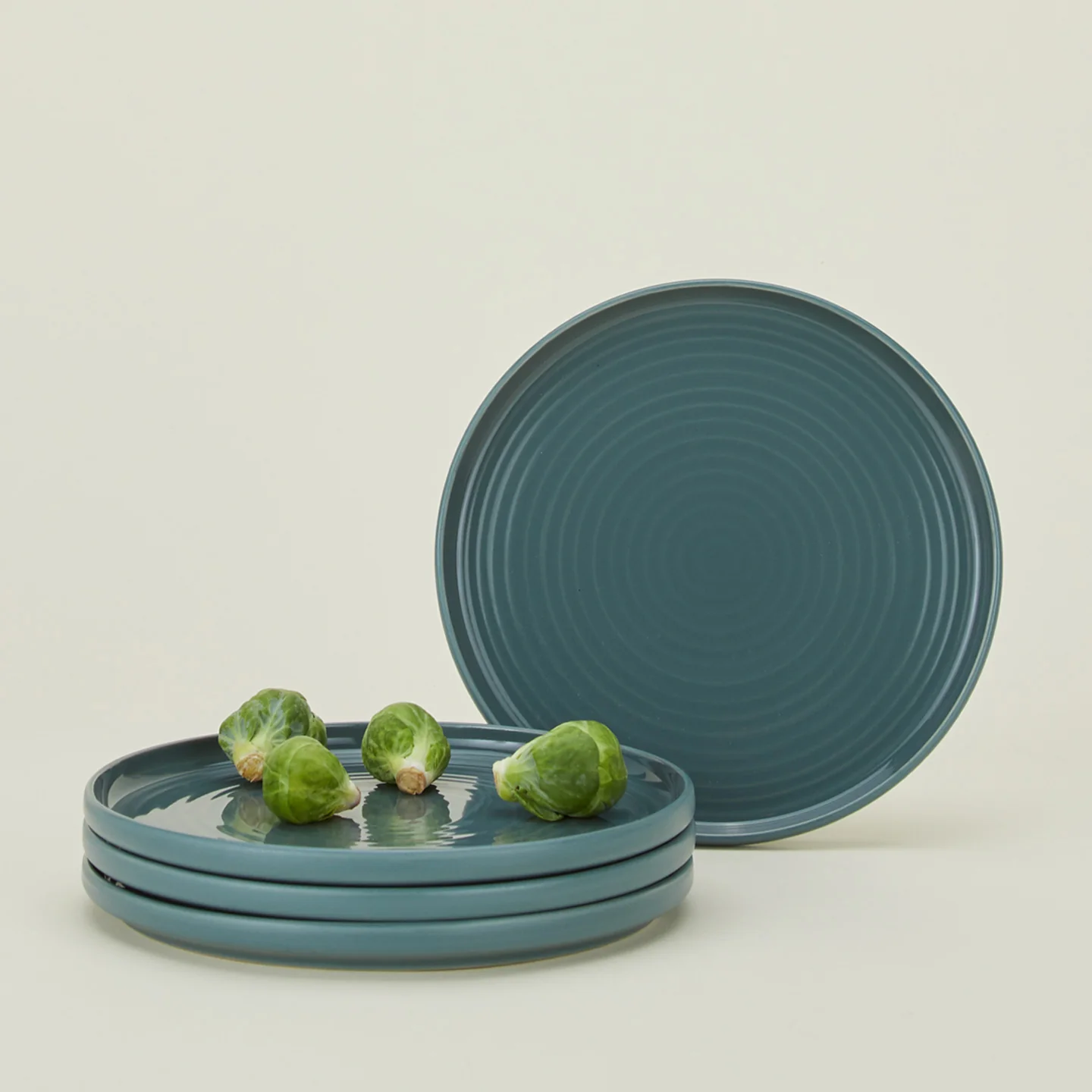Essential Salad Plate, Set of 4 - Peacock - Image 2
