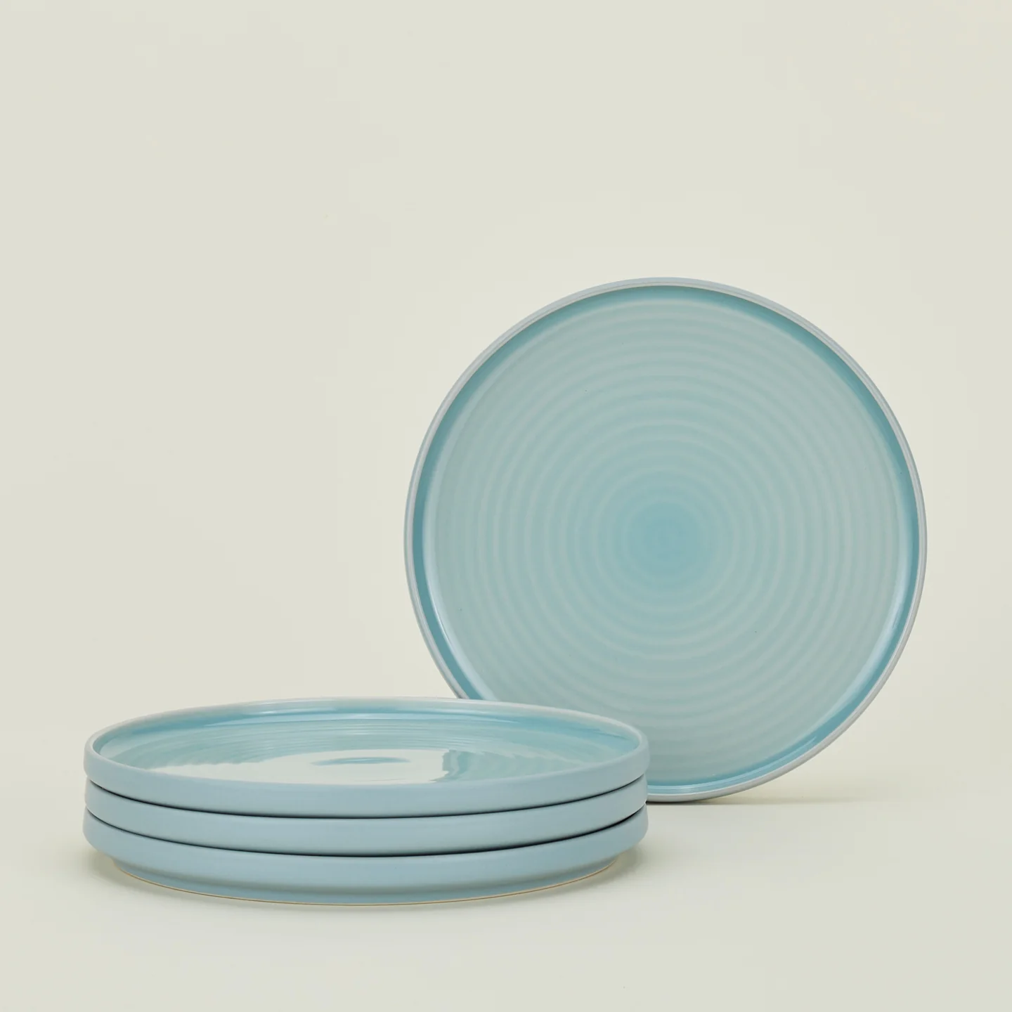 Essential Salad Plate, Set of 4 - Sky