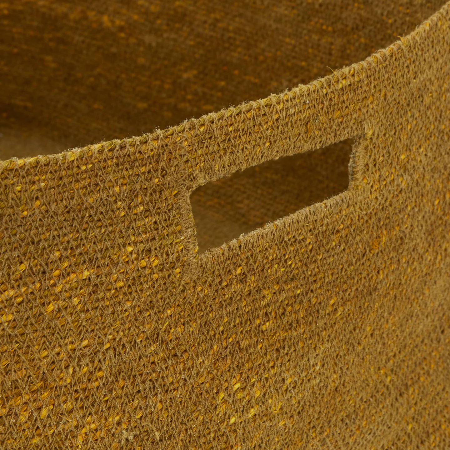 Essential Square Basket - Mustard - Image 4