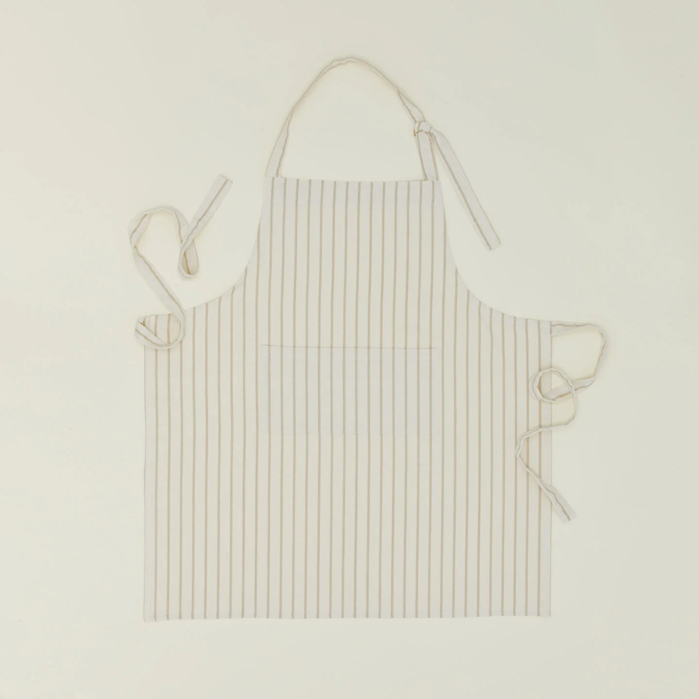 Essential Striped Apron - Ivory/Flax - Image 2