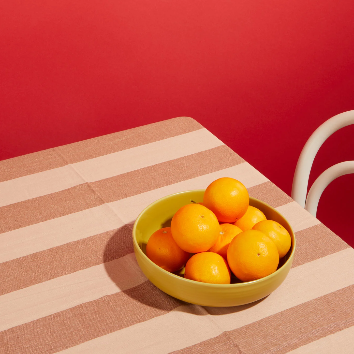 Essential Striped Tablecloth - Blush/Terracotta - Image 7