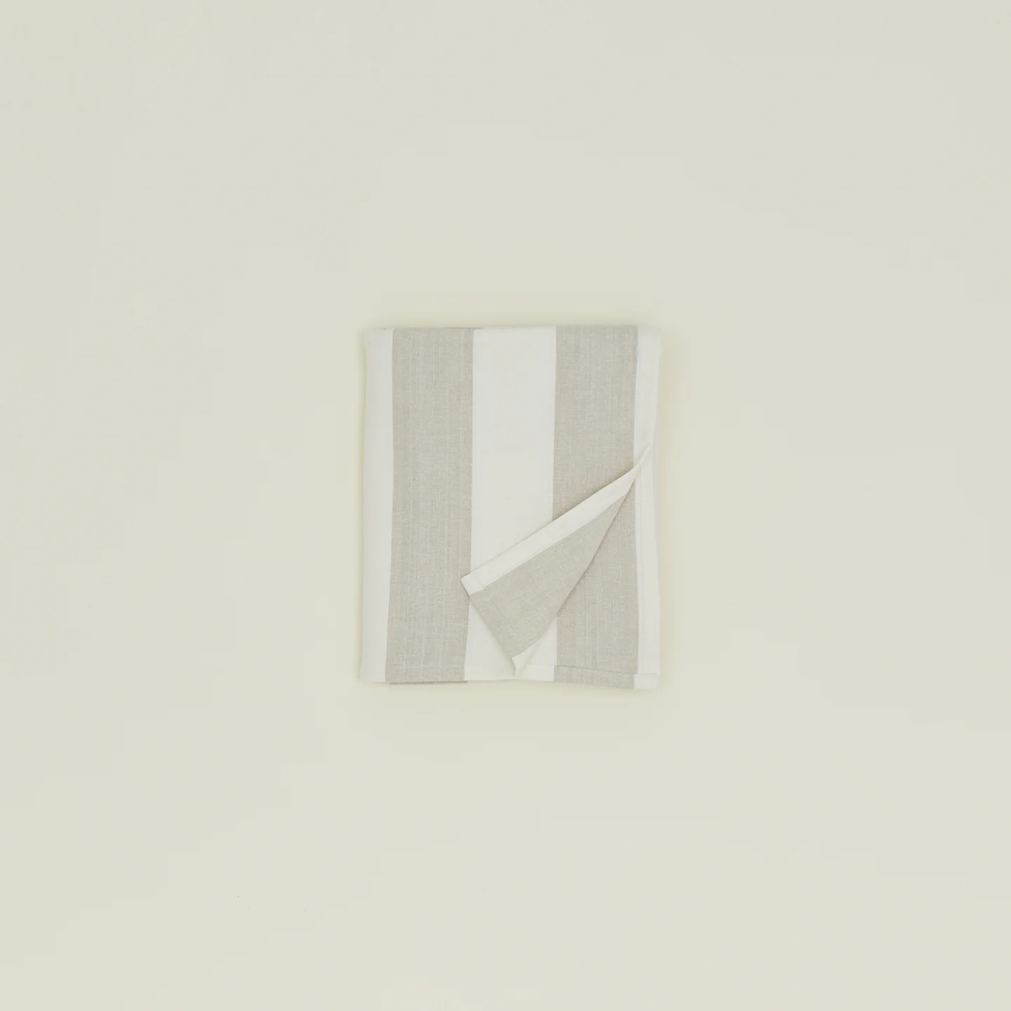 Essential Striped Tablecloth - Ivory/Flax - Image 3