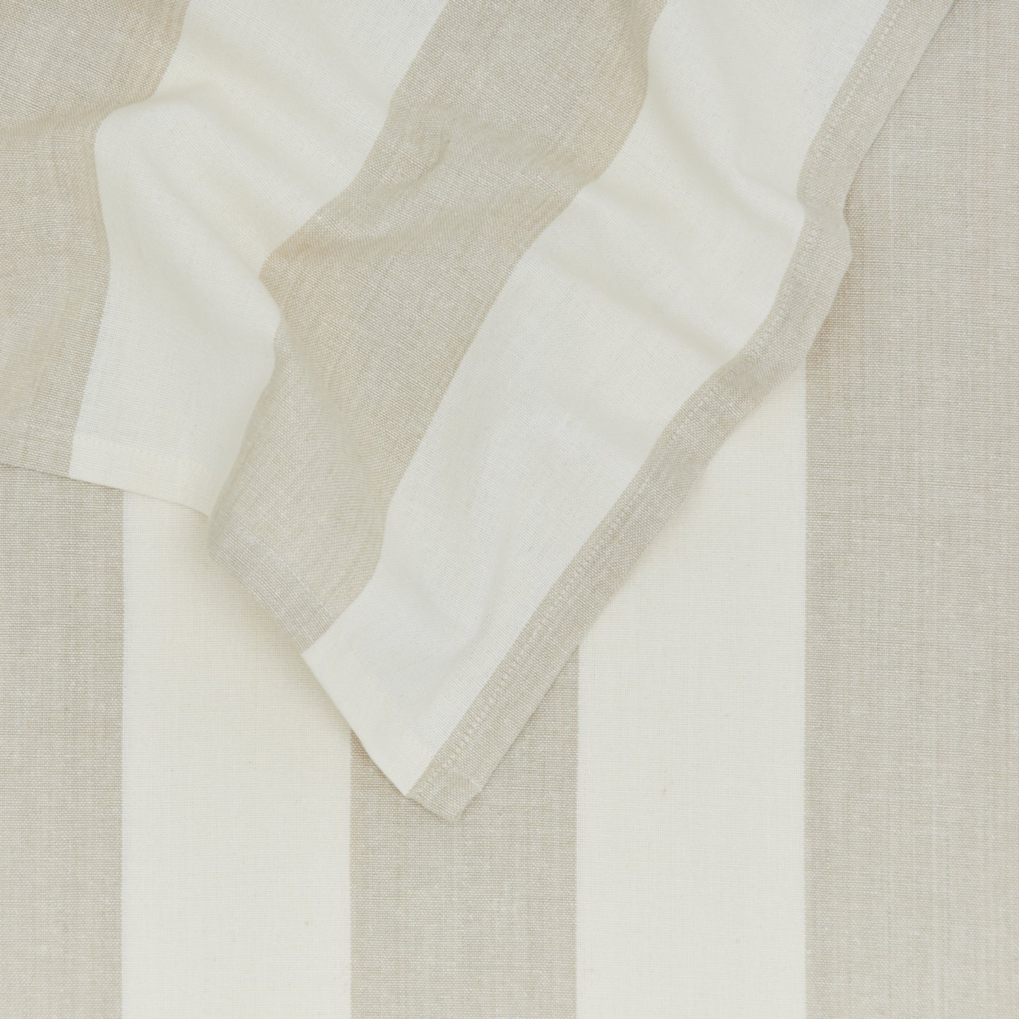 Essential Striped Tablecloth - Ivory/Flax - Image 4