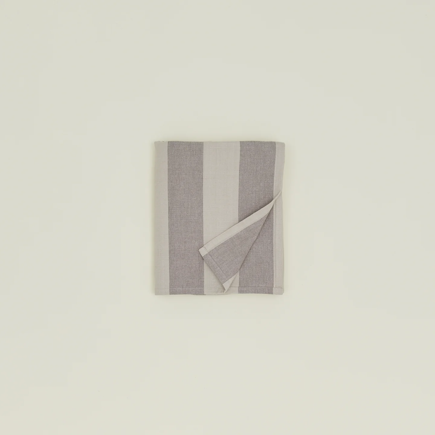Essential Striped Tablecloth - Light Grey/Dark Grey - Image 3