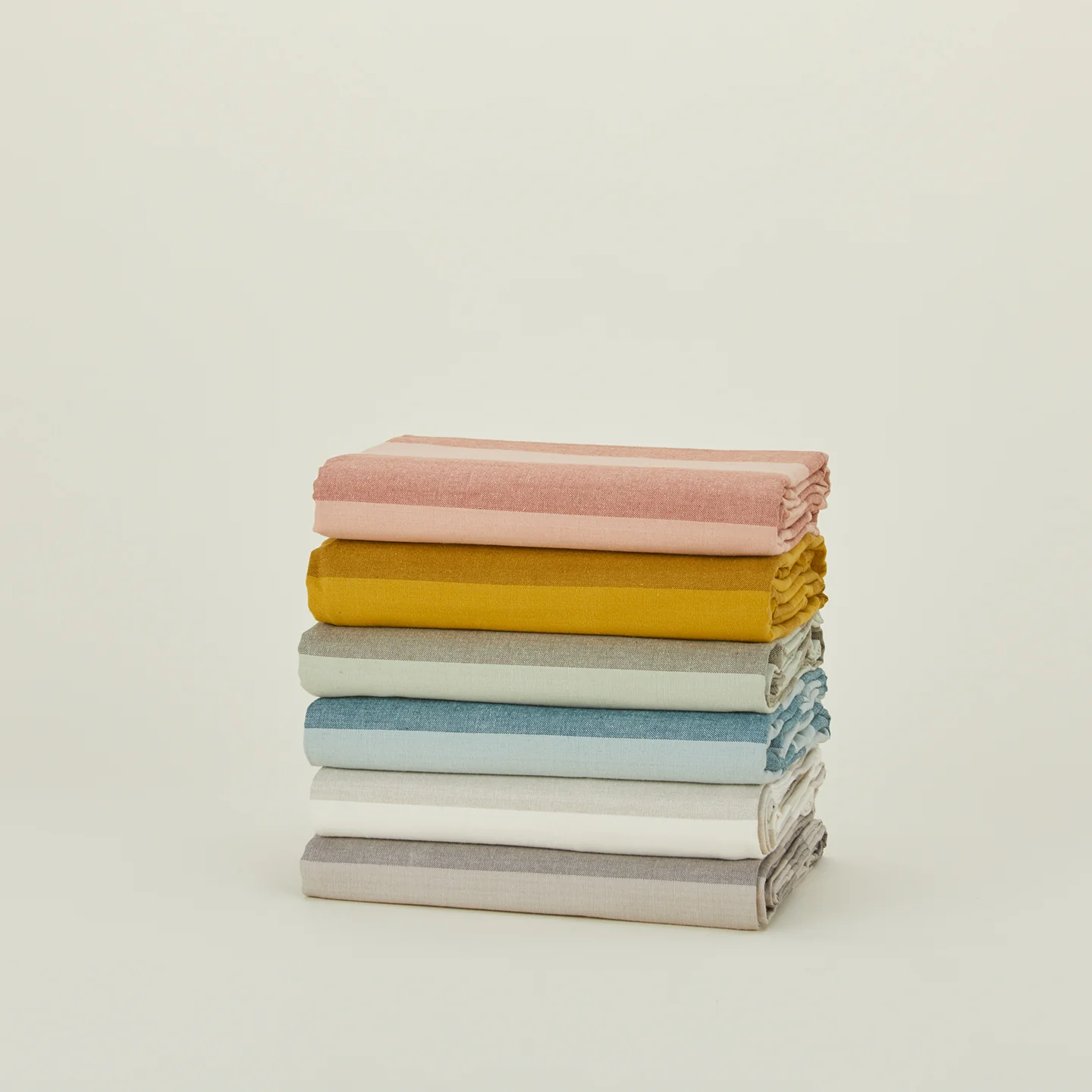 Essential Striped Tablecloth - Light Grey/Dark Grey - Image 5