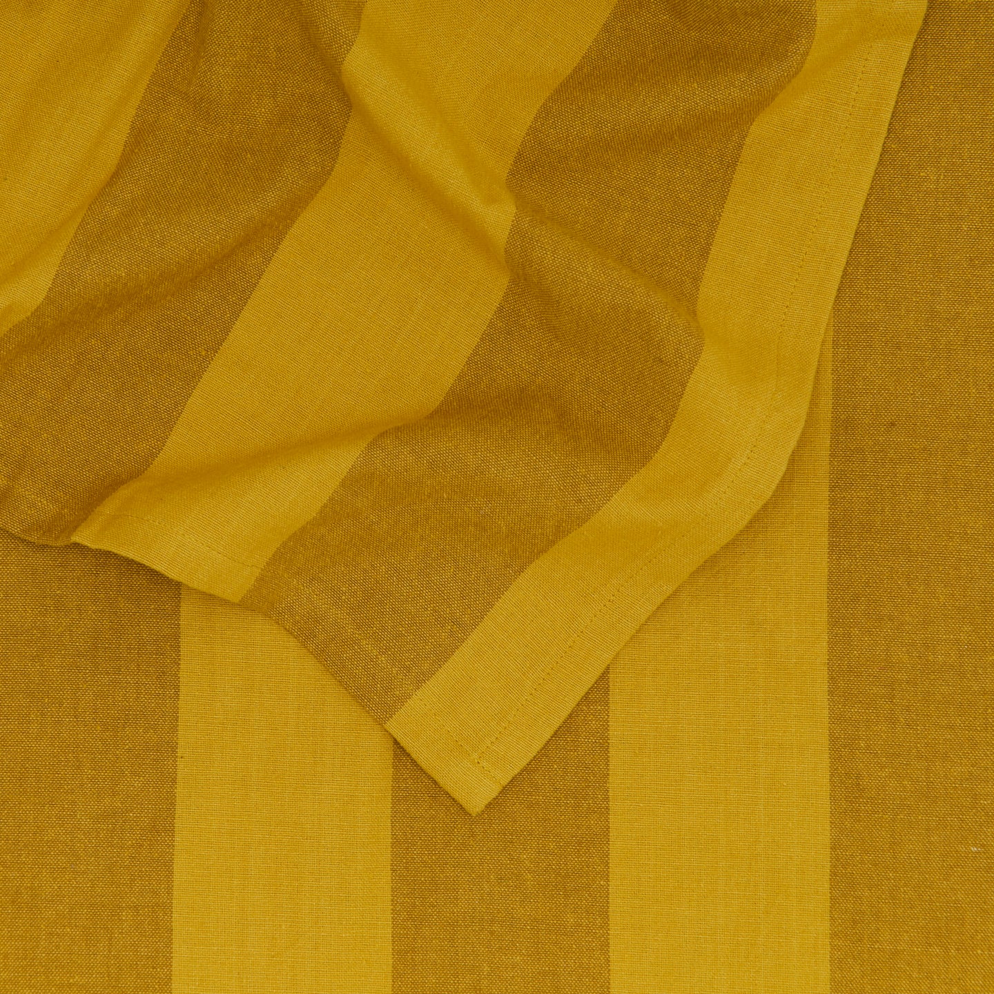 Essential Striped Tablecloth - Mustard/Bronze - Image 4