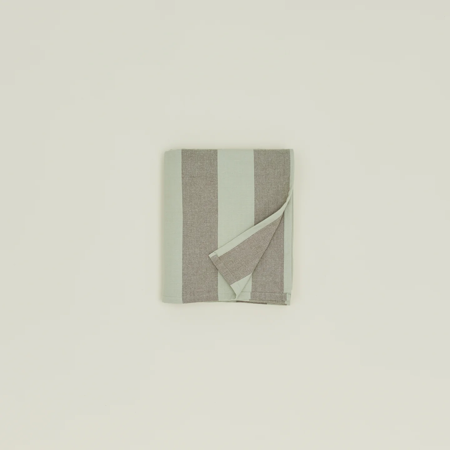 Essential Striped Tablecloth - Sage/Olive - Image 3
