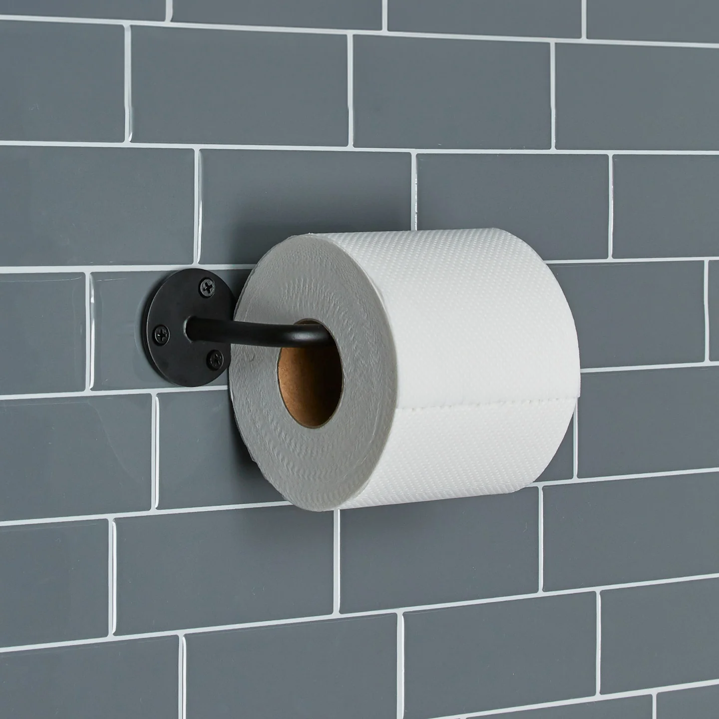 Essential Toilet Paper Holder - Black - Image 2