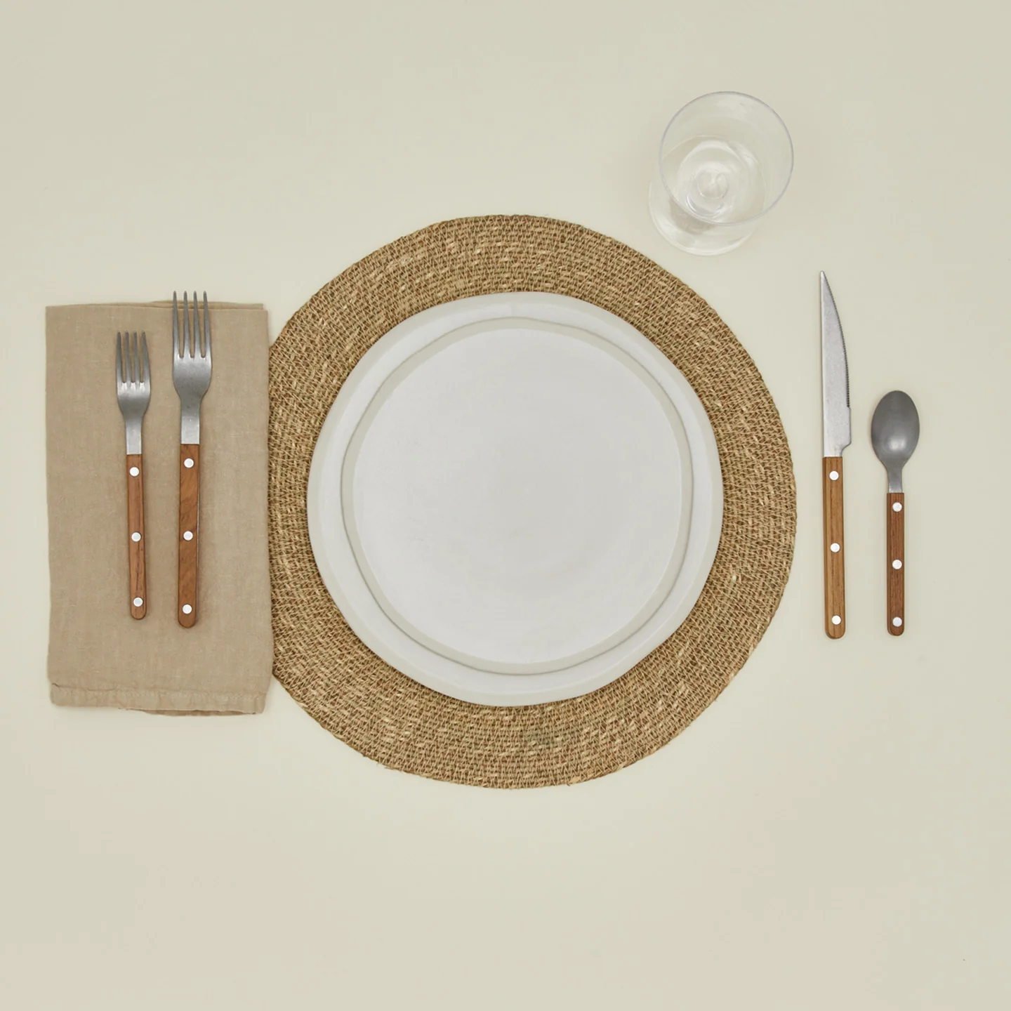 Essential Woven Placemat, Set of 4 - Natural - Image 2
